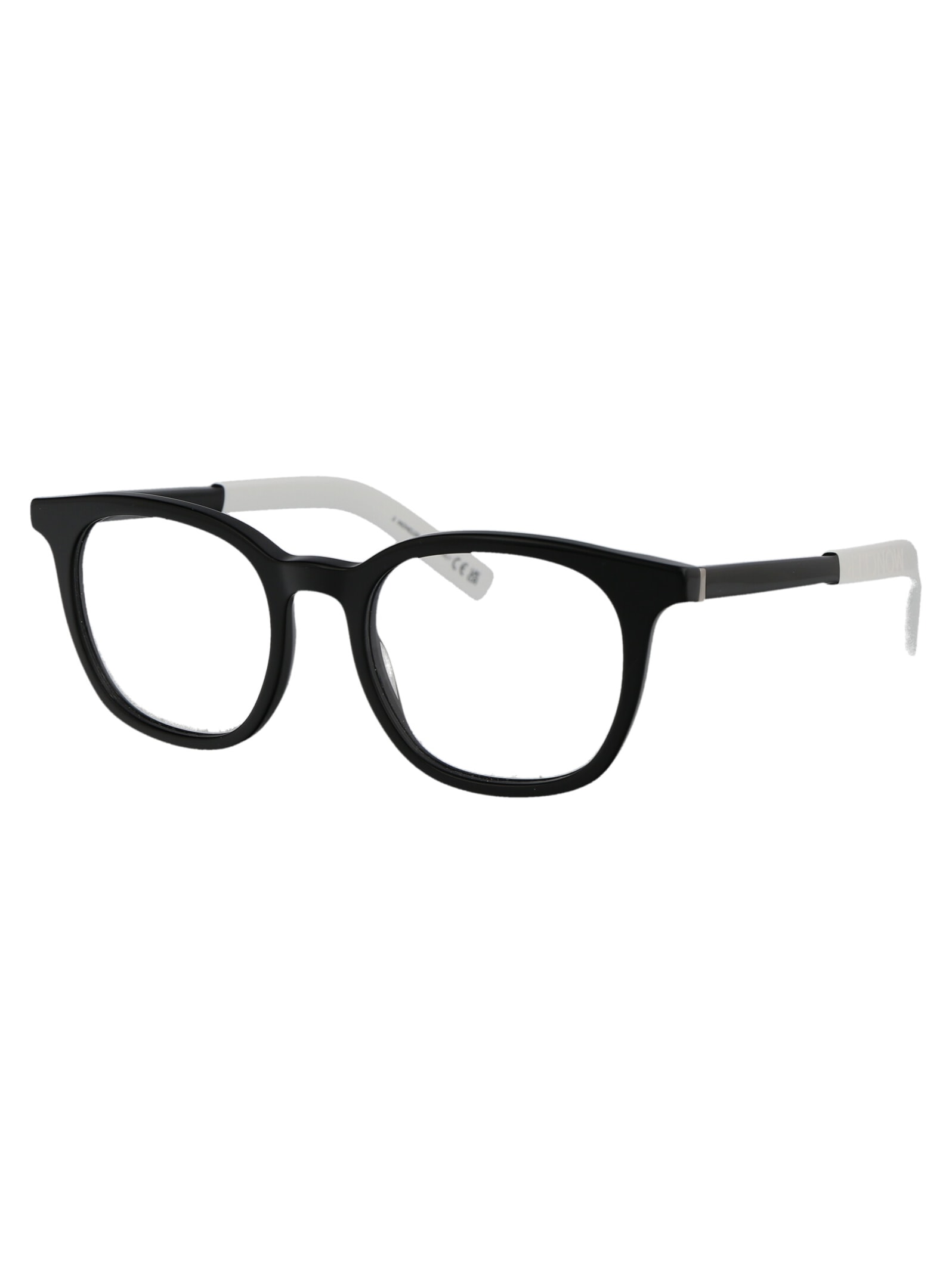 Shop Moncler Ml5207 Glasses In 001 Nero Lucido