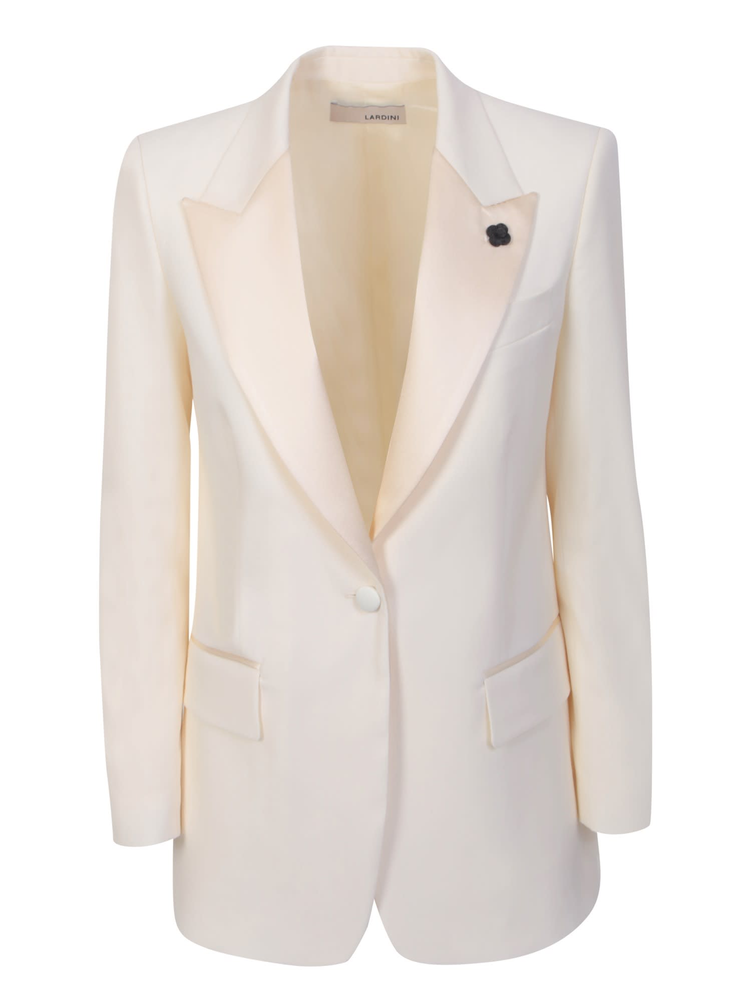 Lardini White Single-breasted Jacket