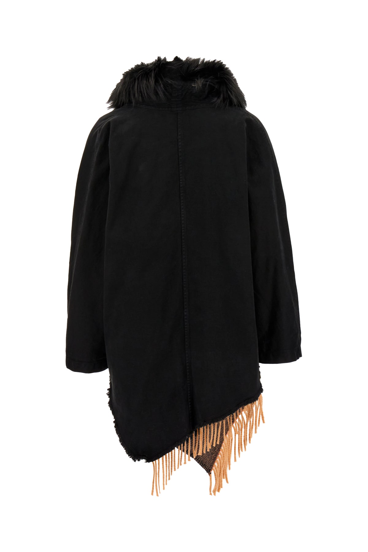 Shop Bazar Deluxe Black Stretch Cotton Parka In 382