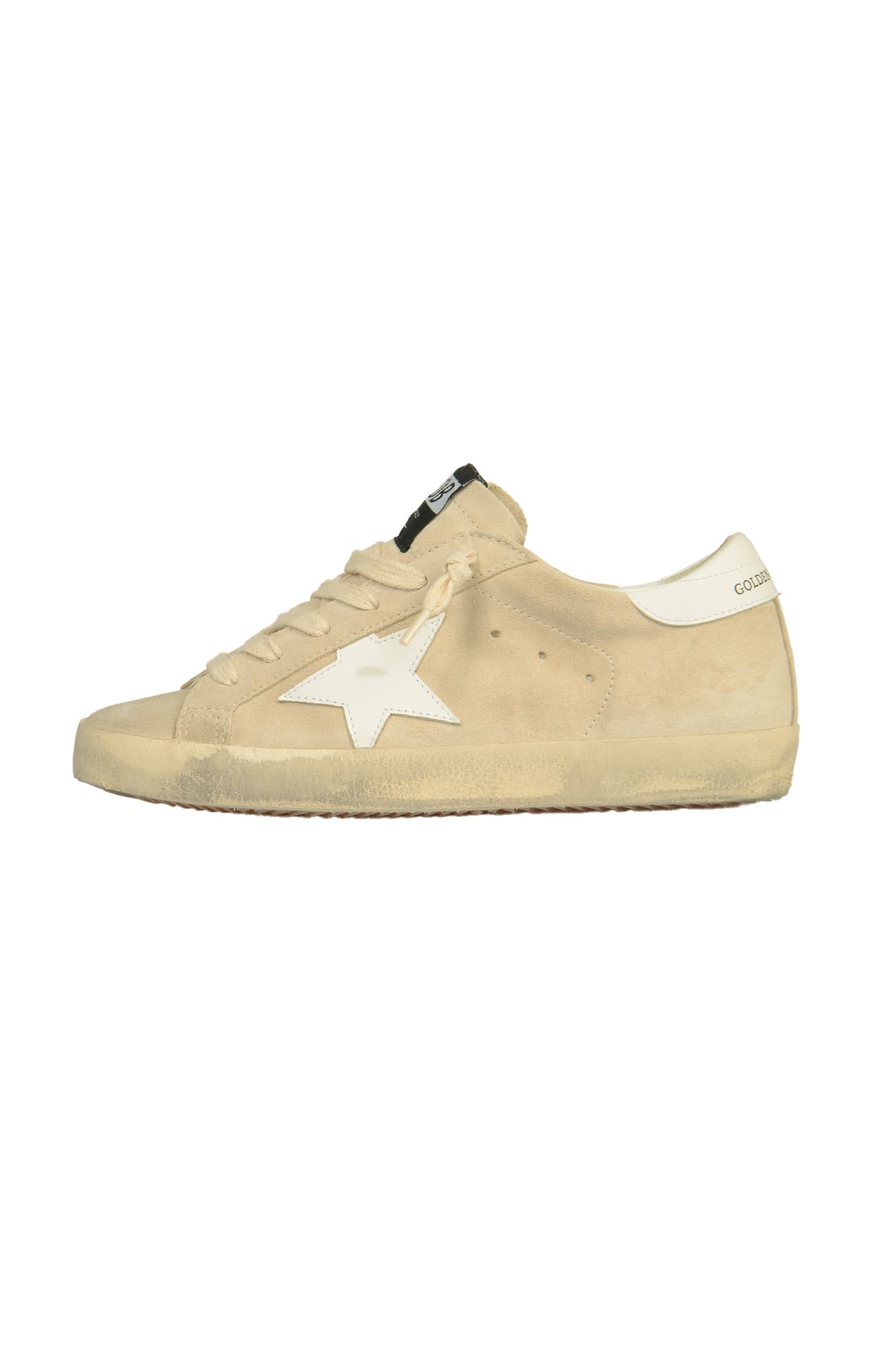 Golden Goose Super-star Classic Sneakers In Seed Pearl/white