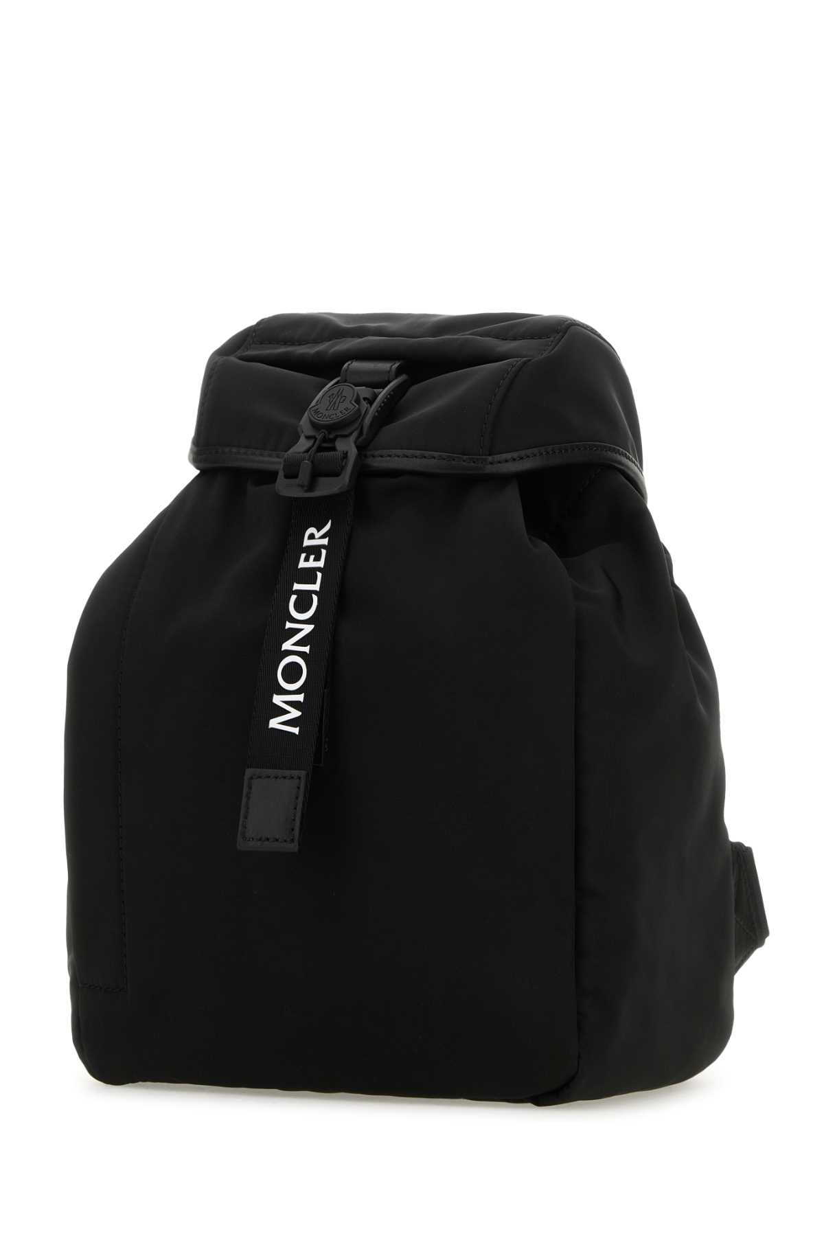 Shop Moncler Black Polyester Trick Backpack In 999