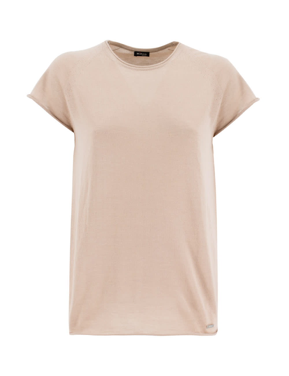 Shop Kiton T-shirt In Sand