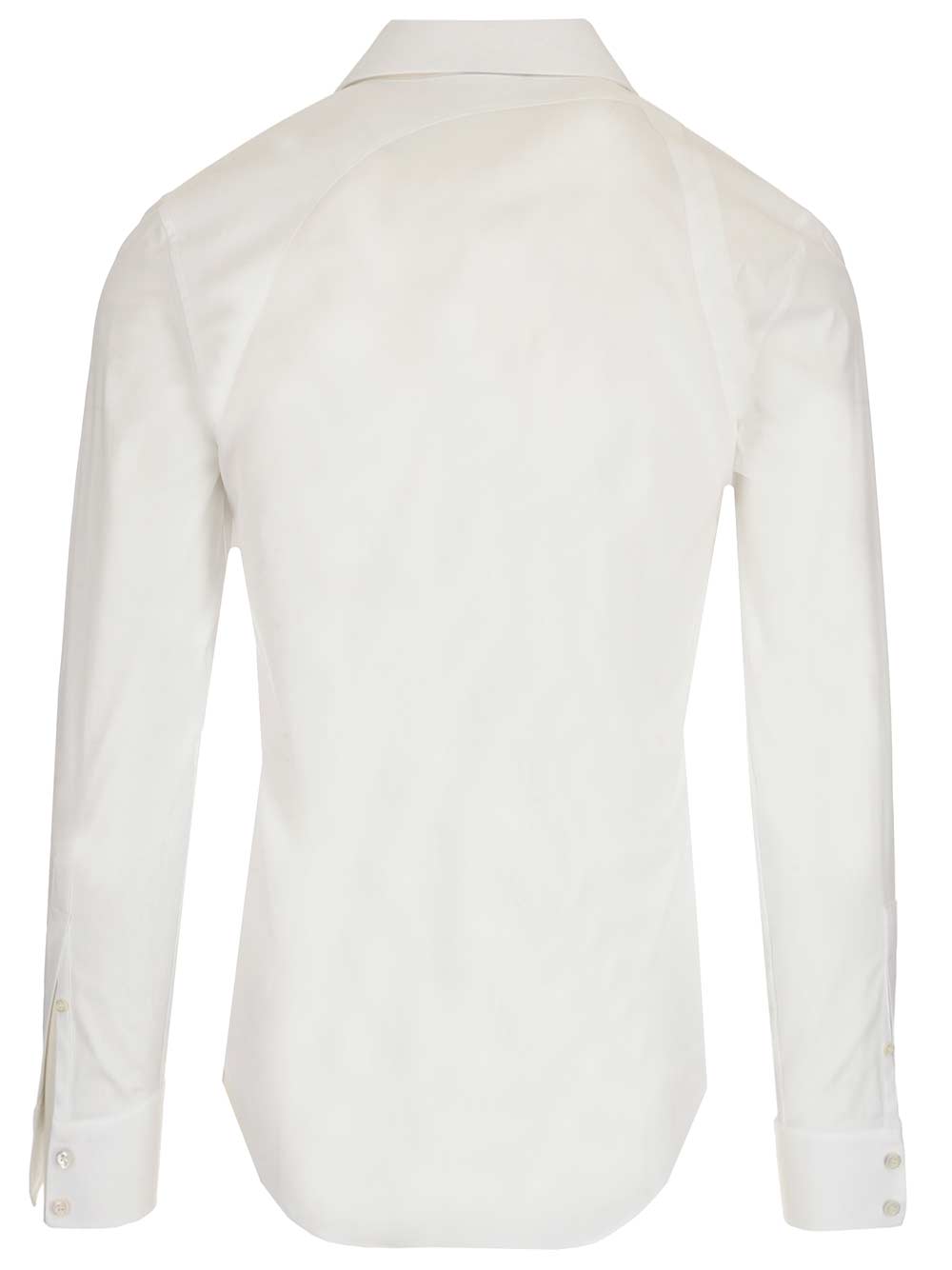 Shop Alexander Mcqueen White Harness Shirt