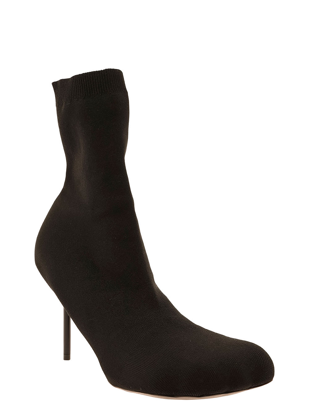Shop Balenciaga Anatomic Black Ankle Boots With Five Finger Shape In Stretch Polyamide Woman