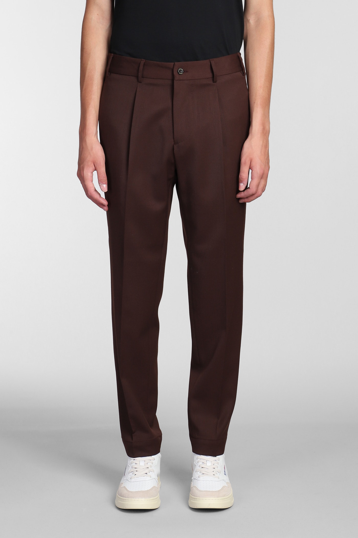 Pants In Brown Polyester