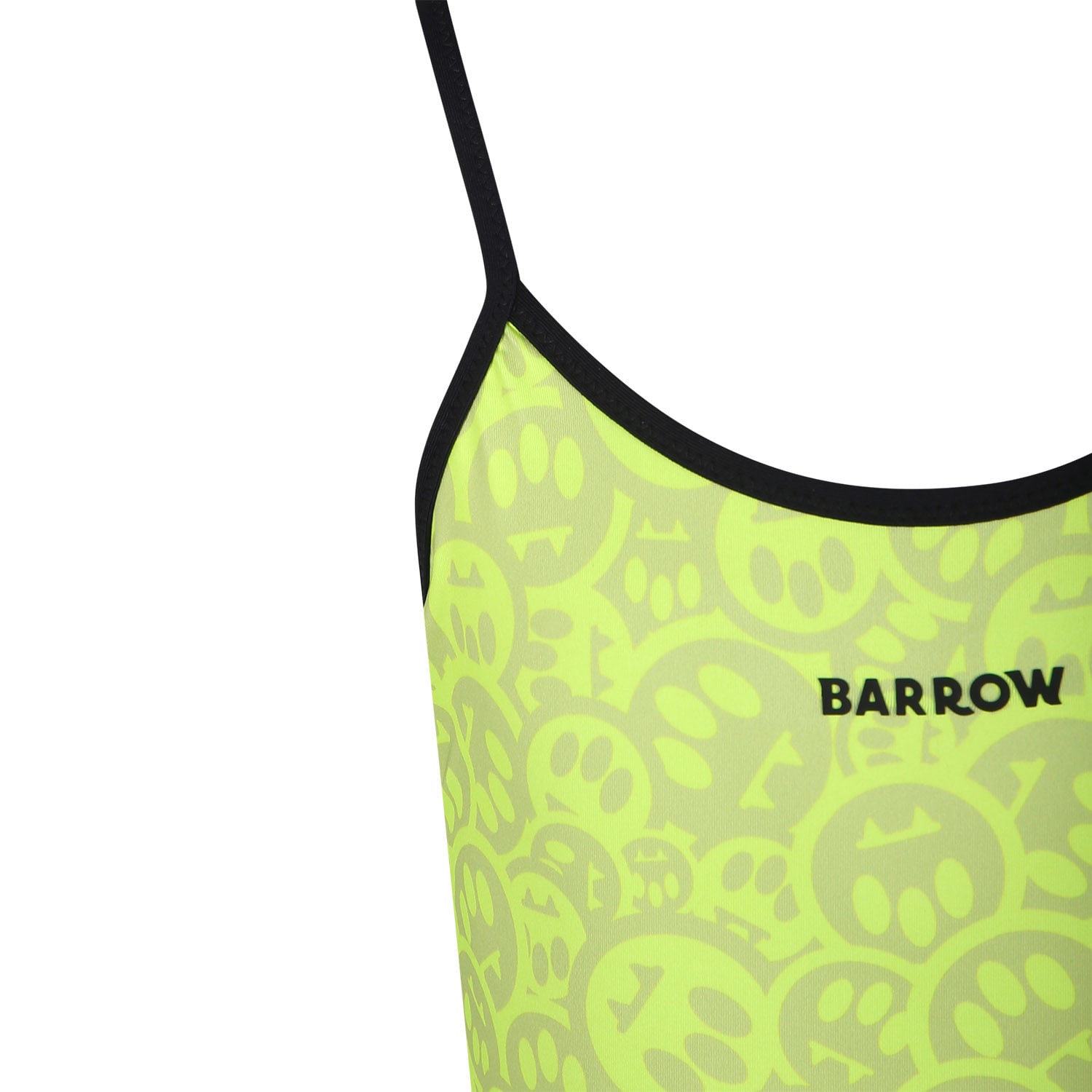 Shop Barrow Yellow Swimsuit For Girl With Smile Print