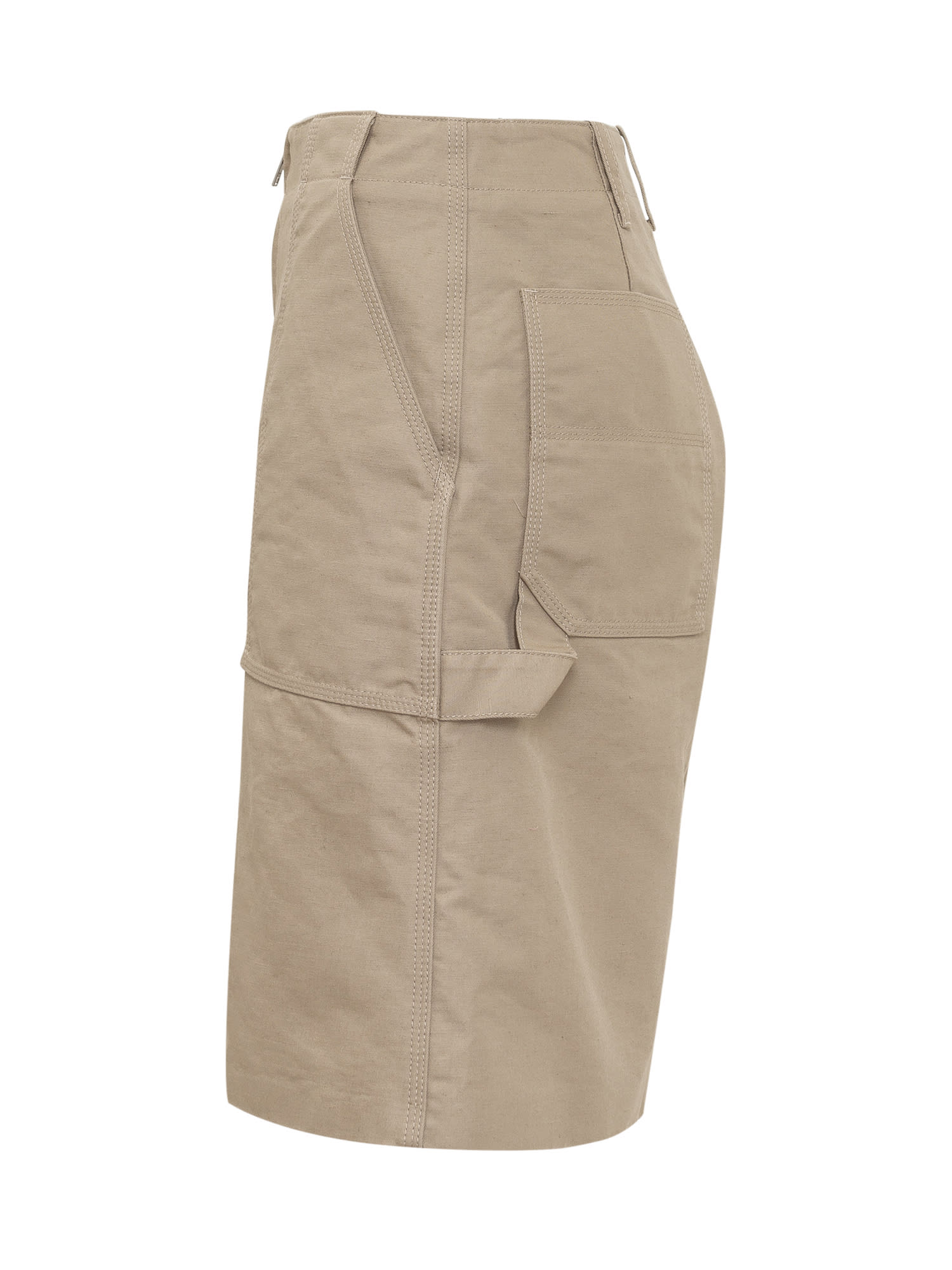 Shop Ambush Worker Skirt In Ecru/corda/sabbia