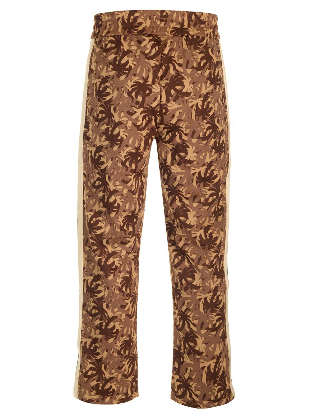 Shop Palm Angels Camouflage Sports Pants In Marrone