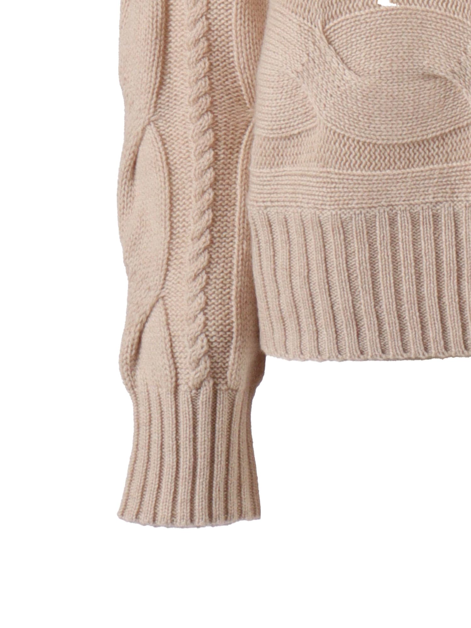 Max Mara Sweater In Neutral