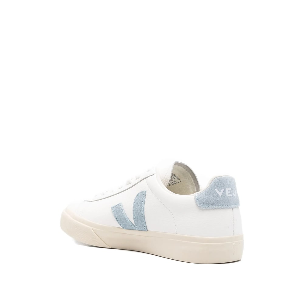 Veja Multicolour Organic Leather Sneaker In White
