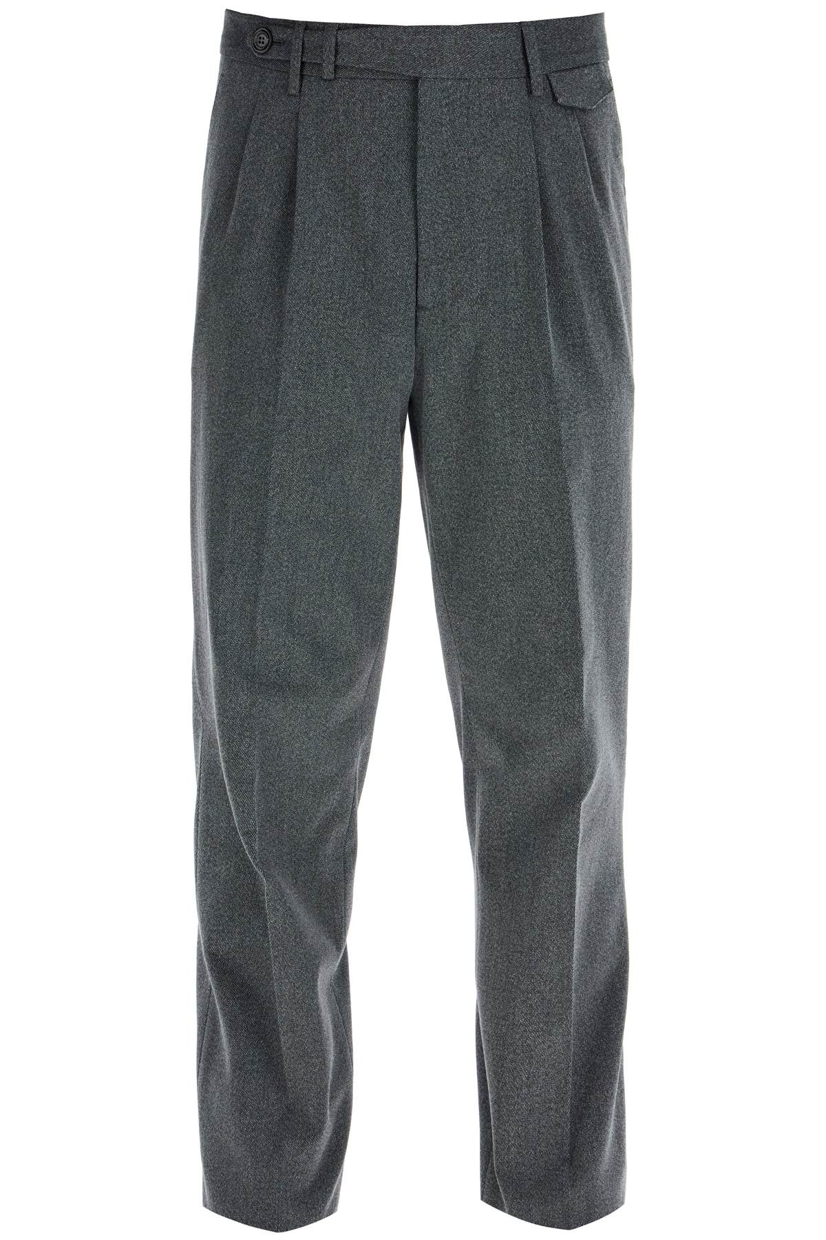 Shop Brunello Cucinelli Stretch Cotton Leisure Fit Pants For Men/w In Antracite (grey)