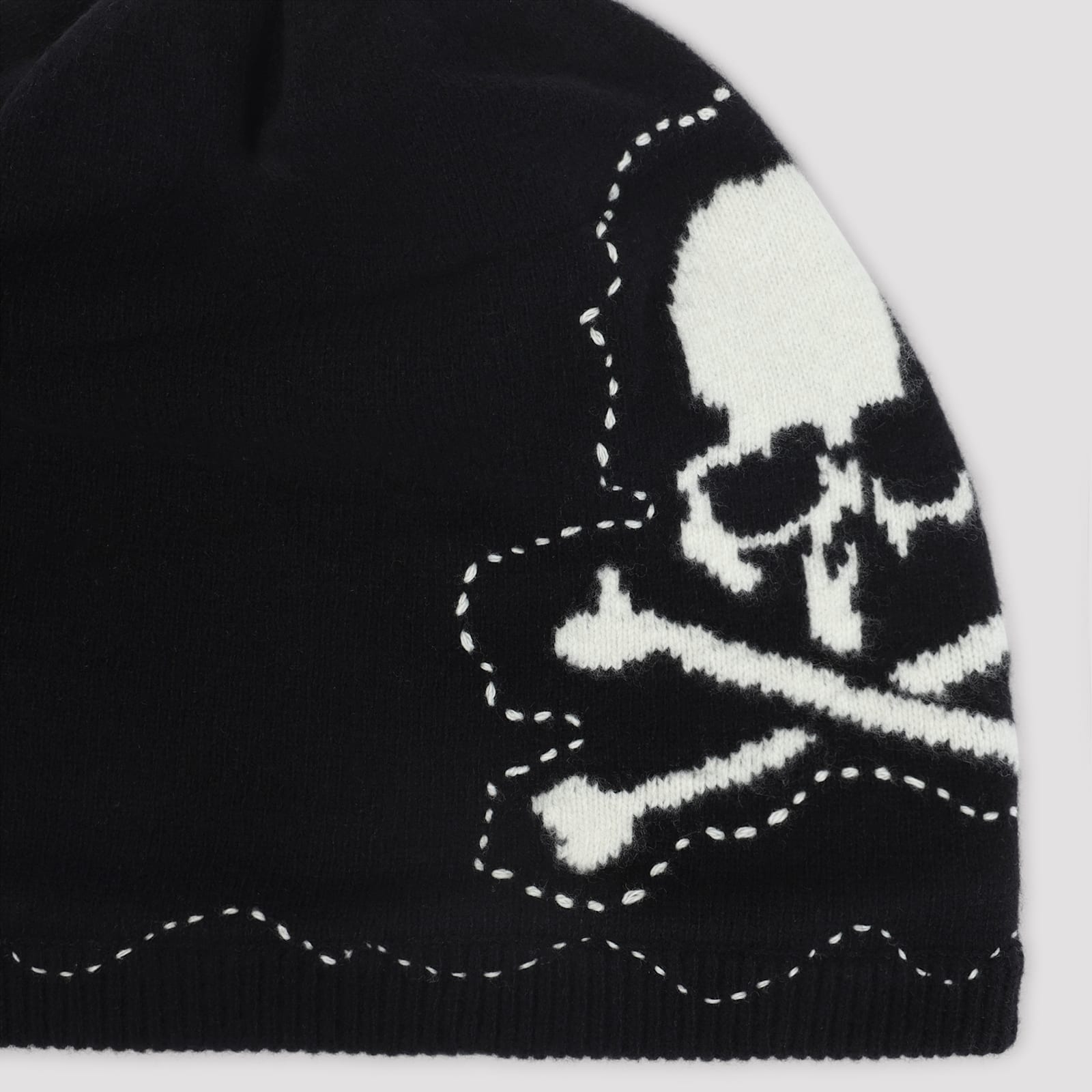 Mastermind Japan Skull-embellished Beanie In Black