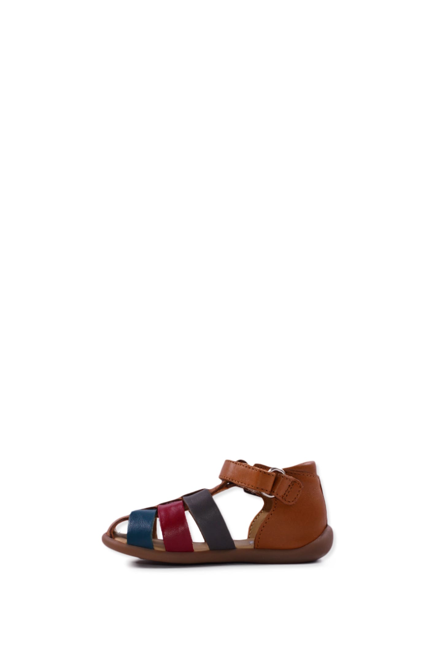 Shop Pom D'api Sandals In Colored Leather In Brown