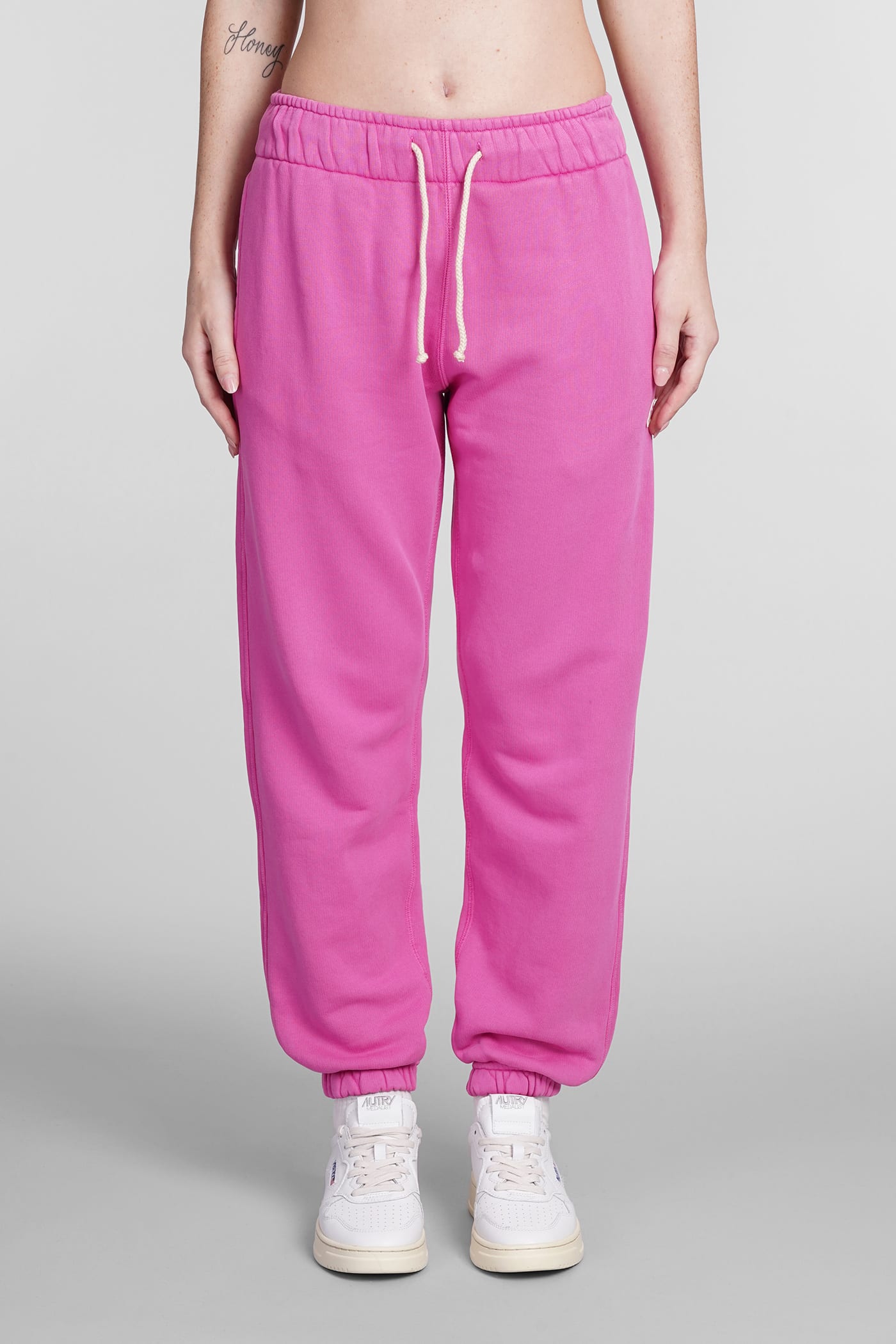 AUTRY PANT EASE PANTS IN ROSE-PINK COTTON