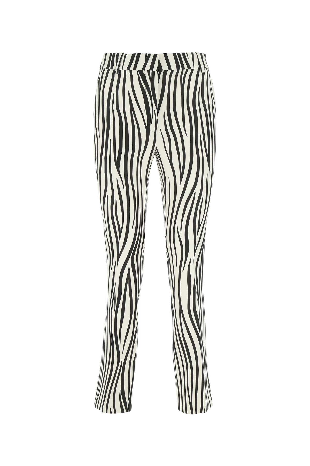 Printed Wool Blend Pant