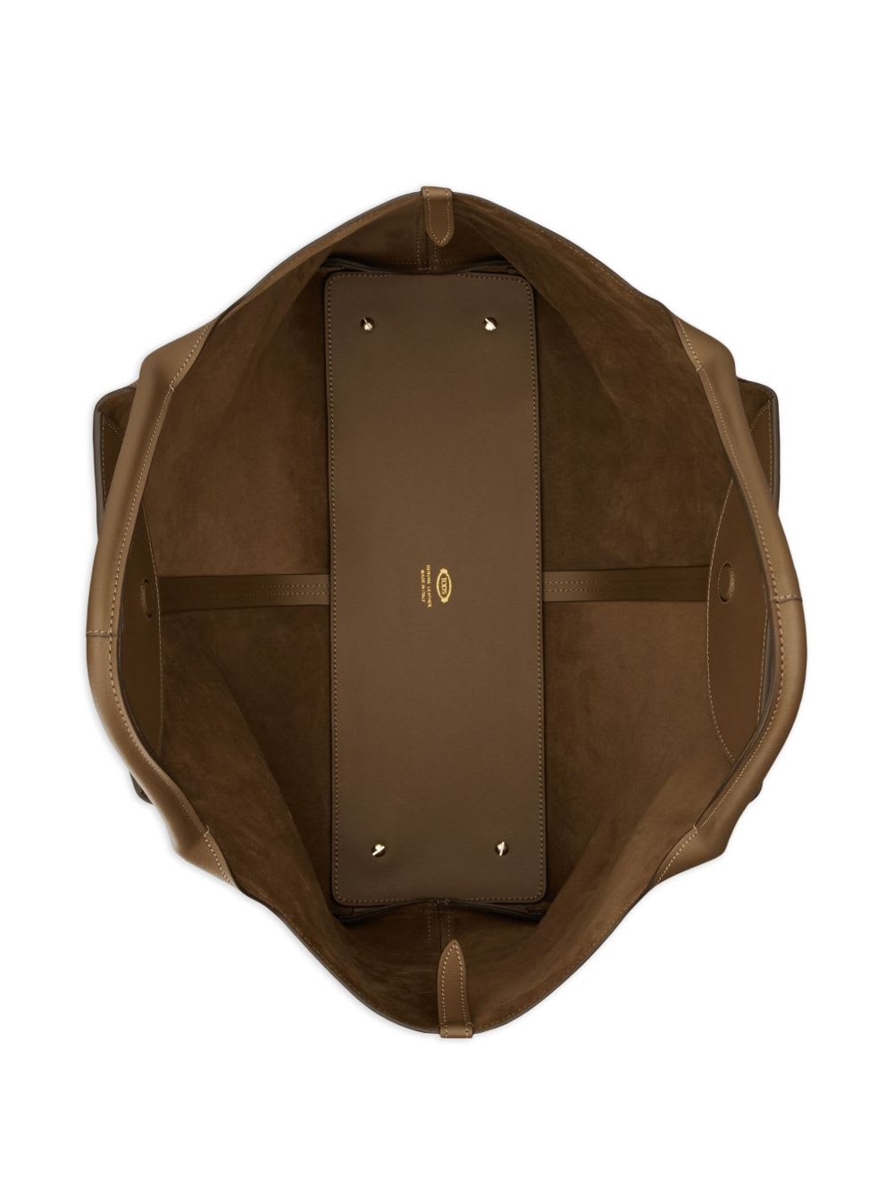 Tod's Medium Leather Shopping Bag In Brown