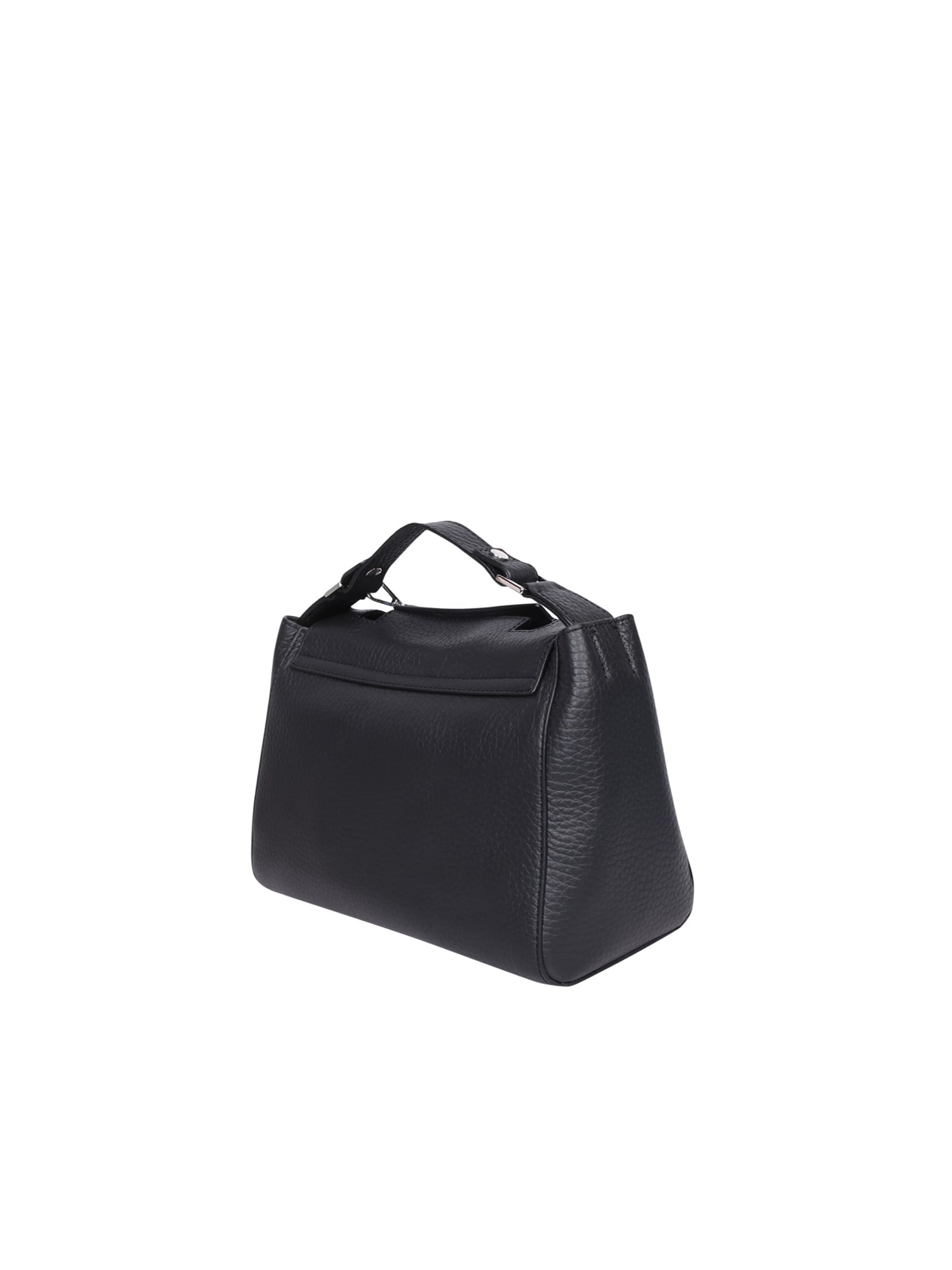 Shop Orciani Sveva Shoulder Bag In Black