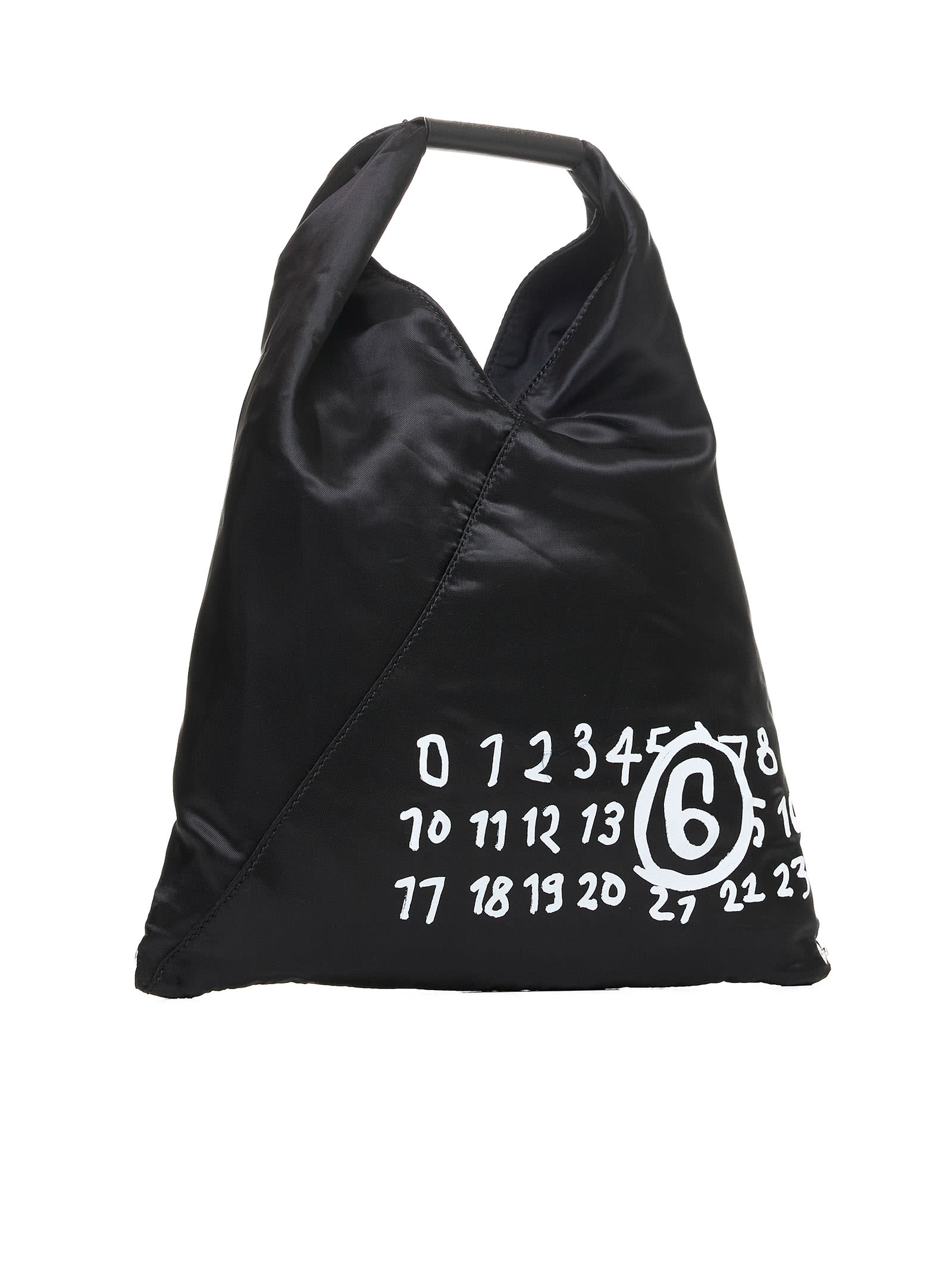 Shop Mm6 Maison Margiela Tote In Black