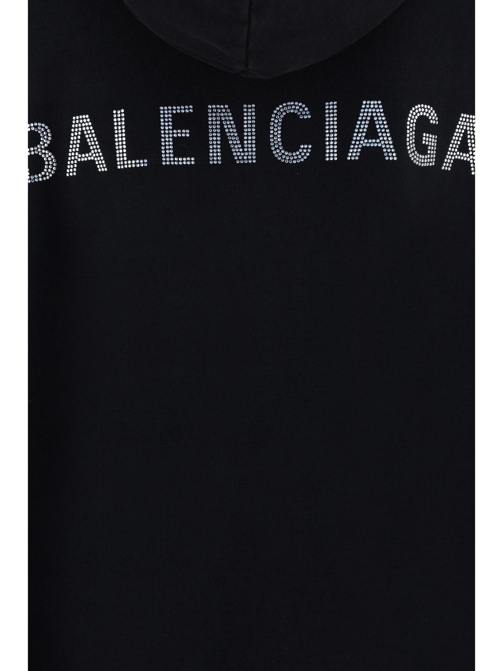 Shop Balenciaga Hoodie In Black