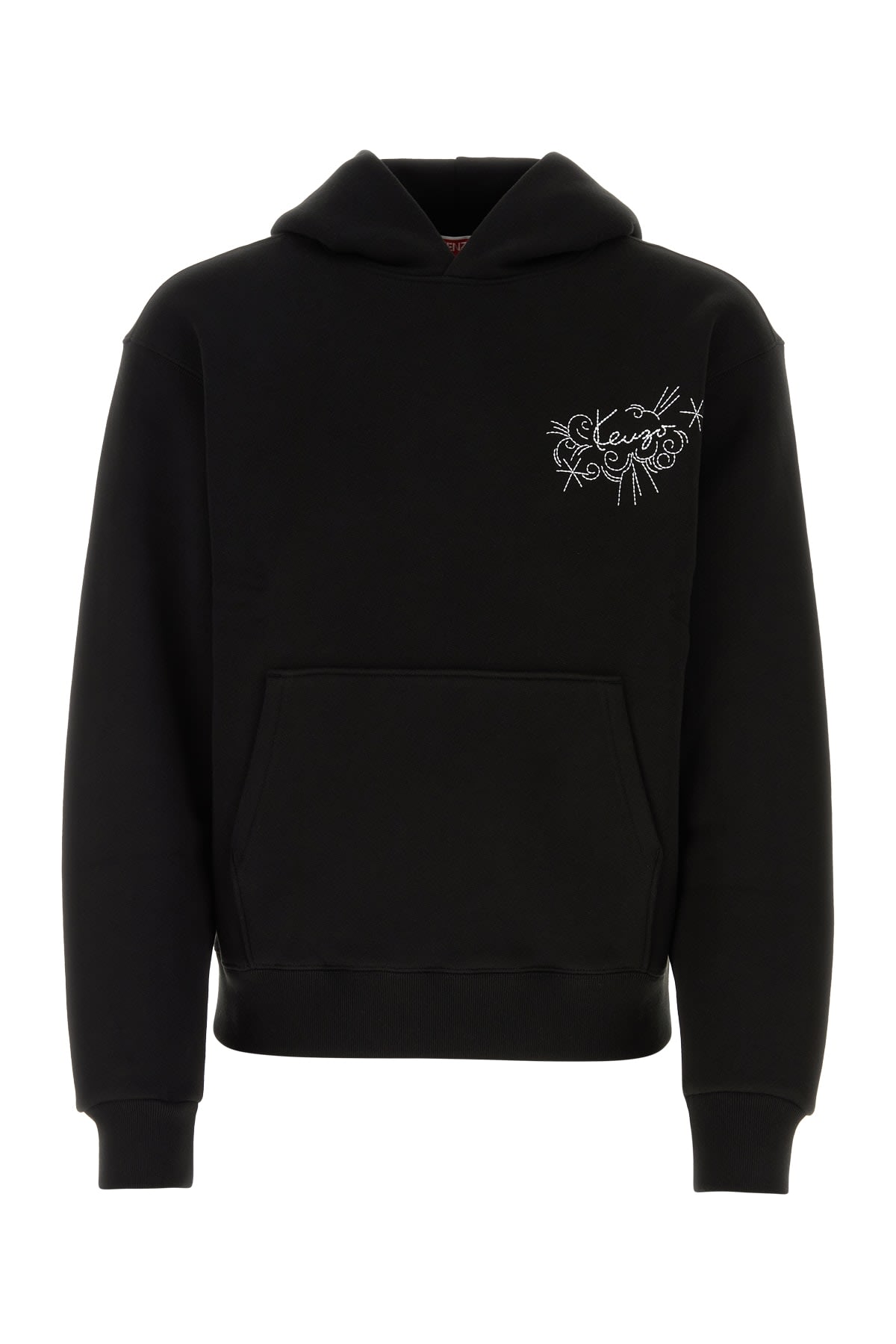 Shop Kenzo Gots Star Tiger Classic Hoodie In Noir