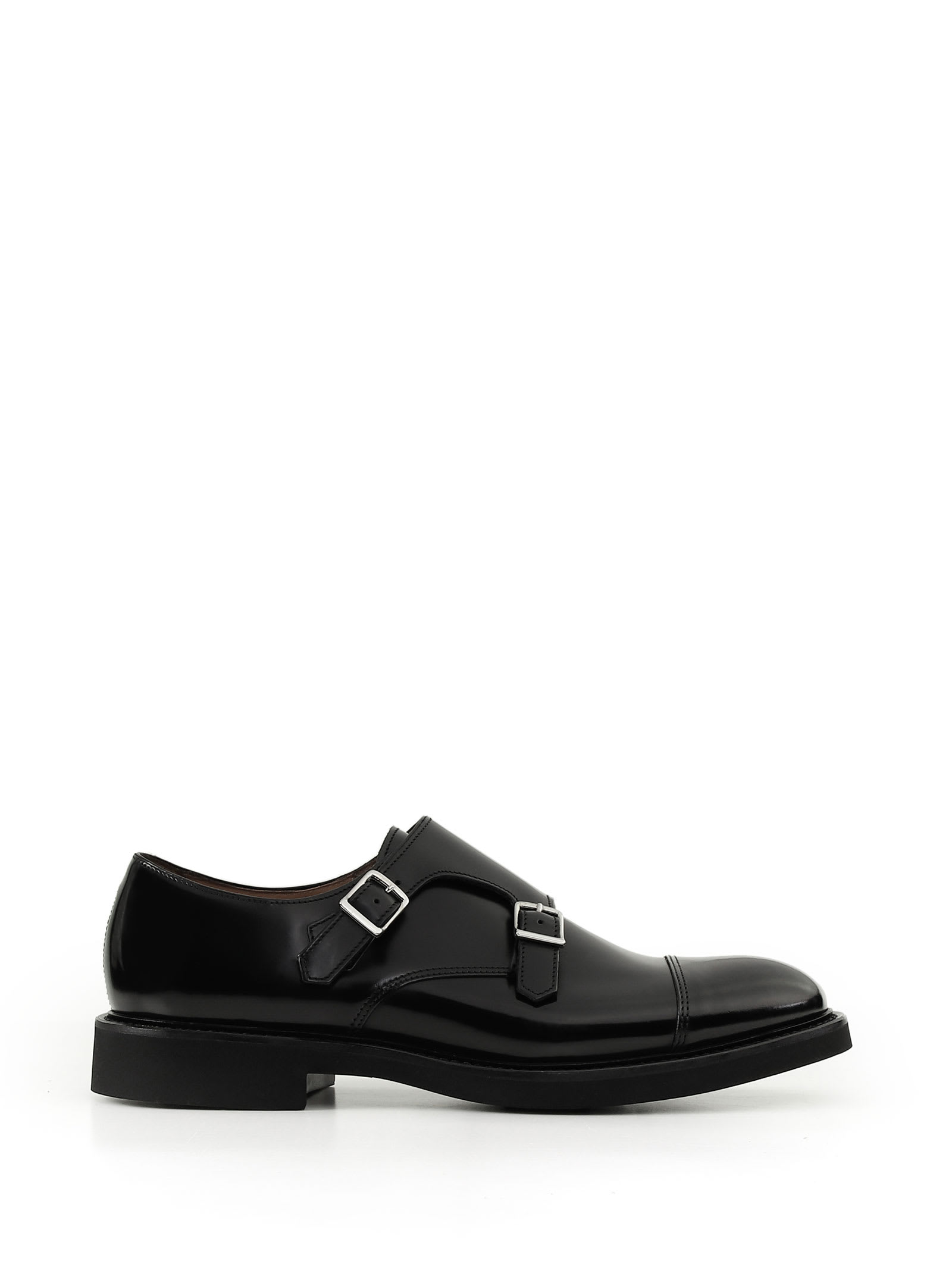 Doucal's Loafer With Double Buckle