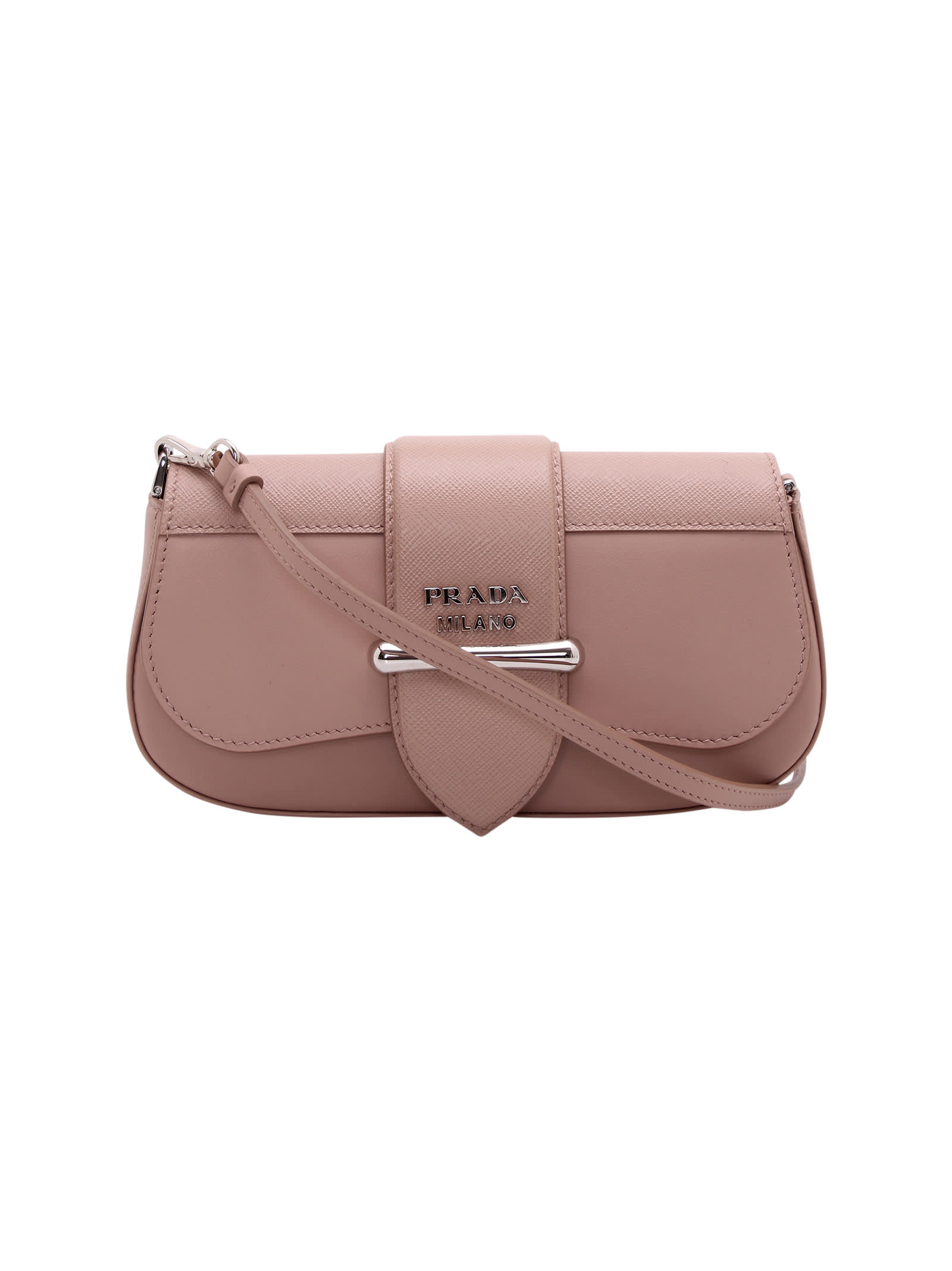 prada pink clutch bag