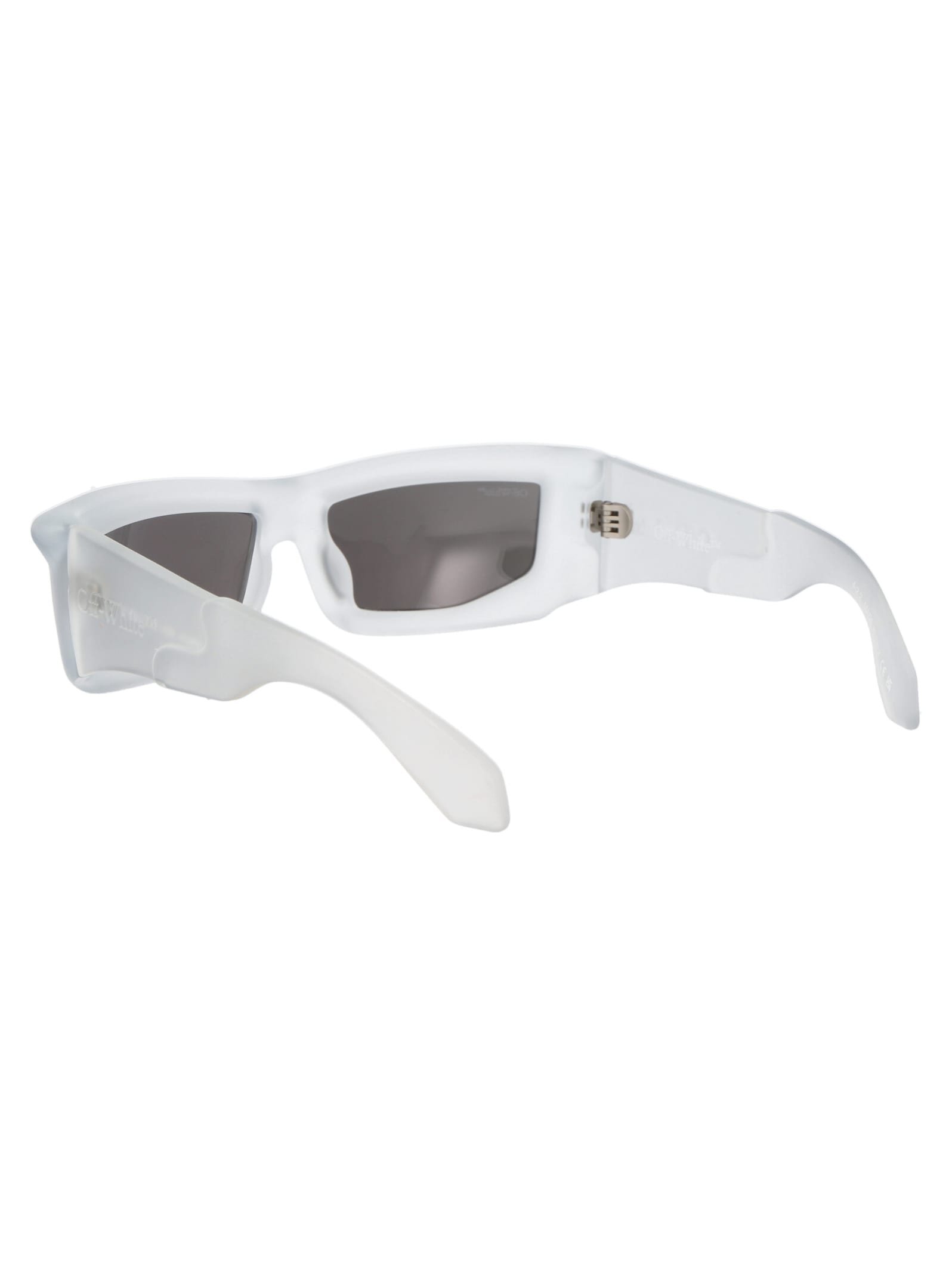 Shop Off-white Volcanite Sunglasses In 0072 Silver