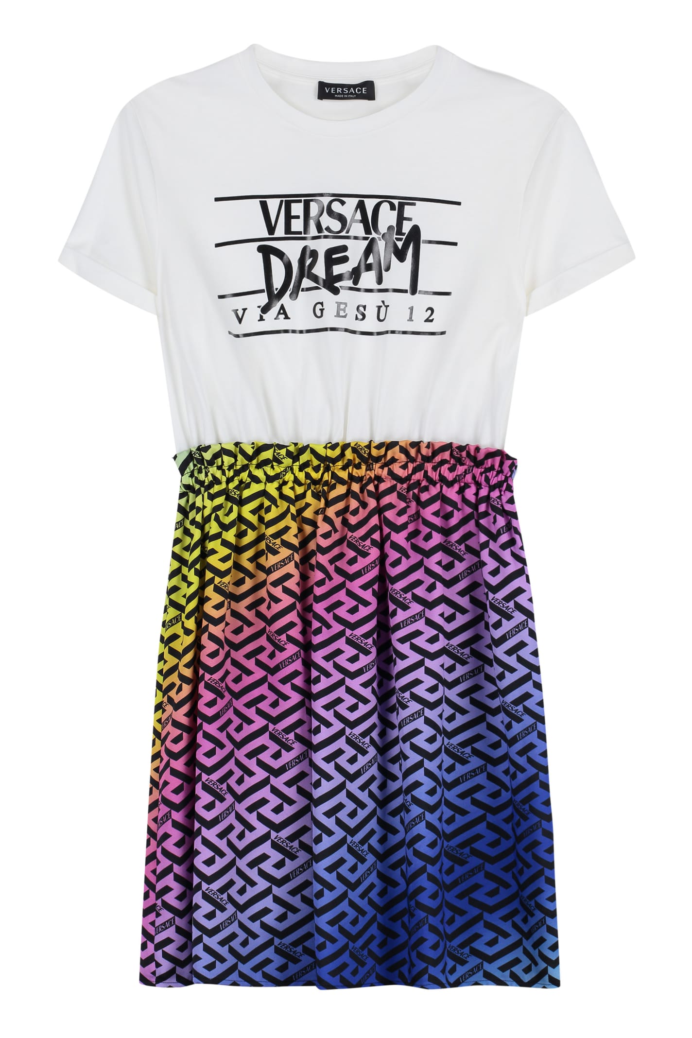 Young Versace Printed T-shirt Dress