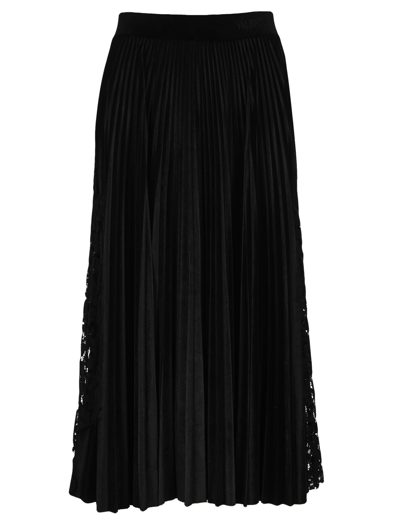 black silk maxi skirt