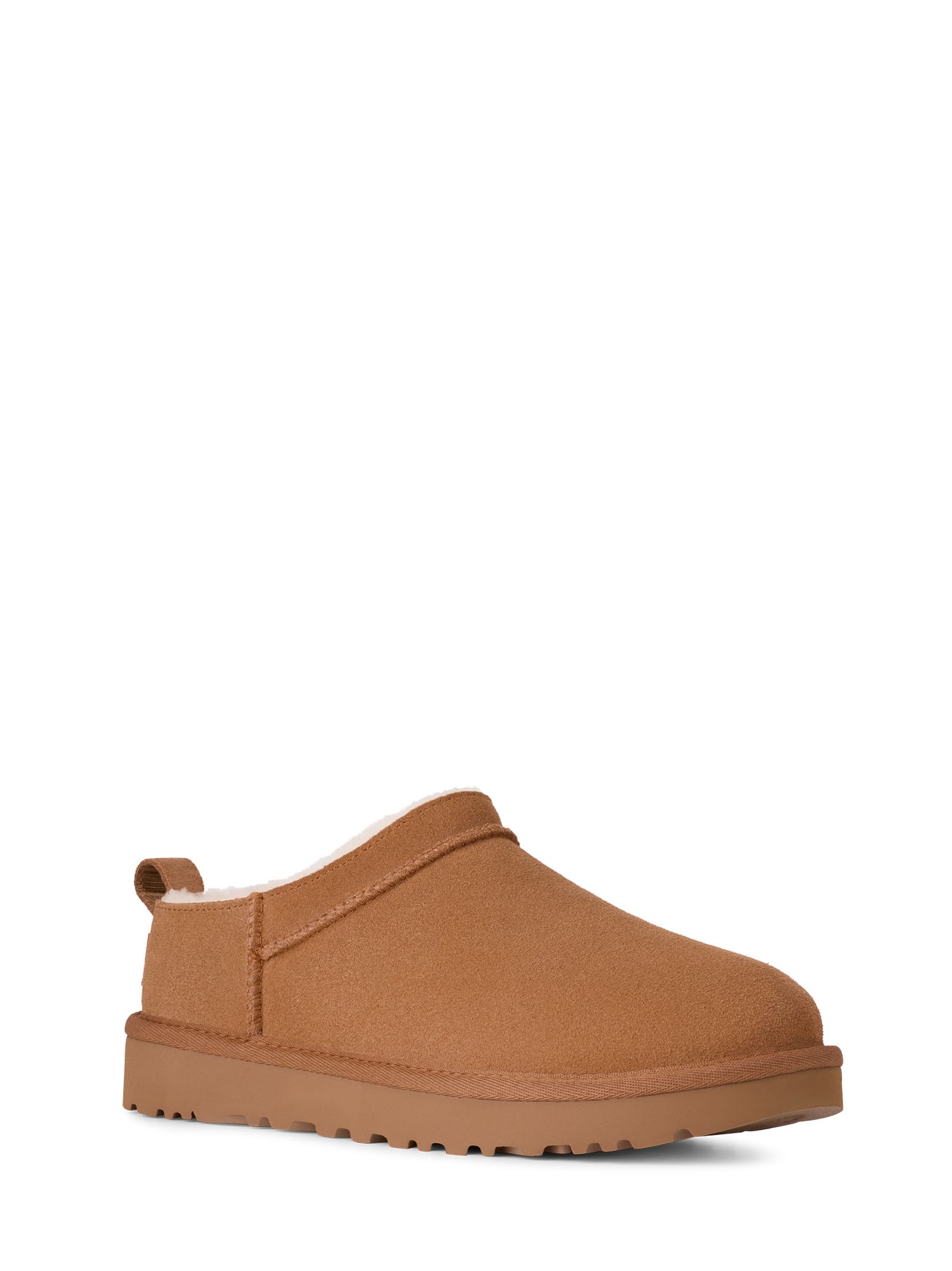 Ugg Biscuit Suede Classic Micro Slippers In Brown