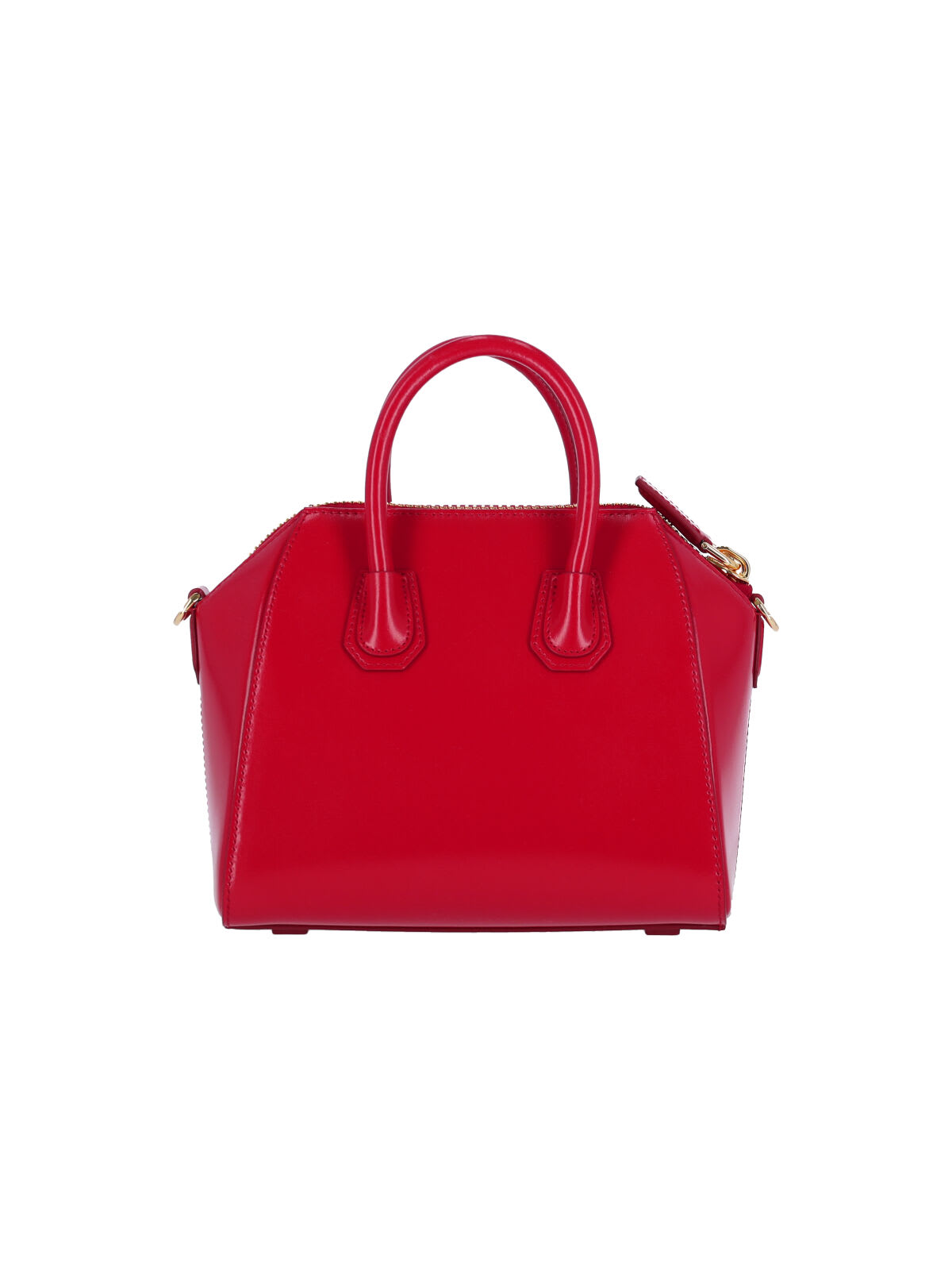 Givenchy Antigona Mini Top-handle Bag In Patent Leather In Red