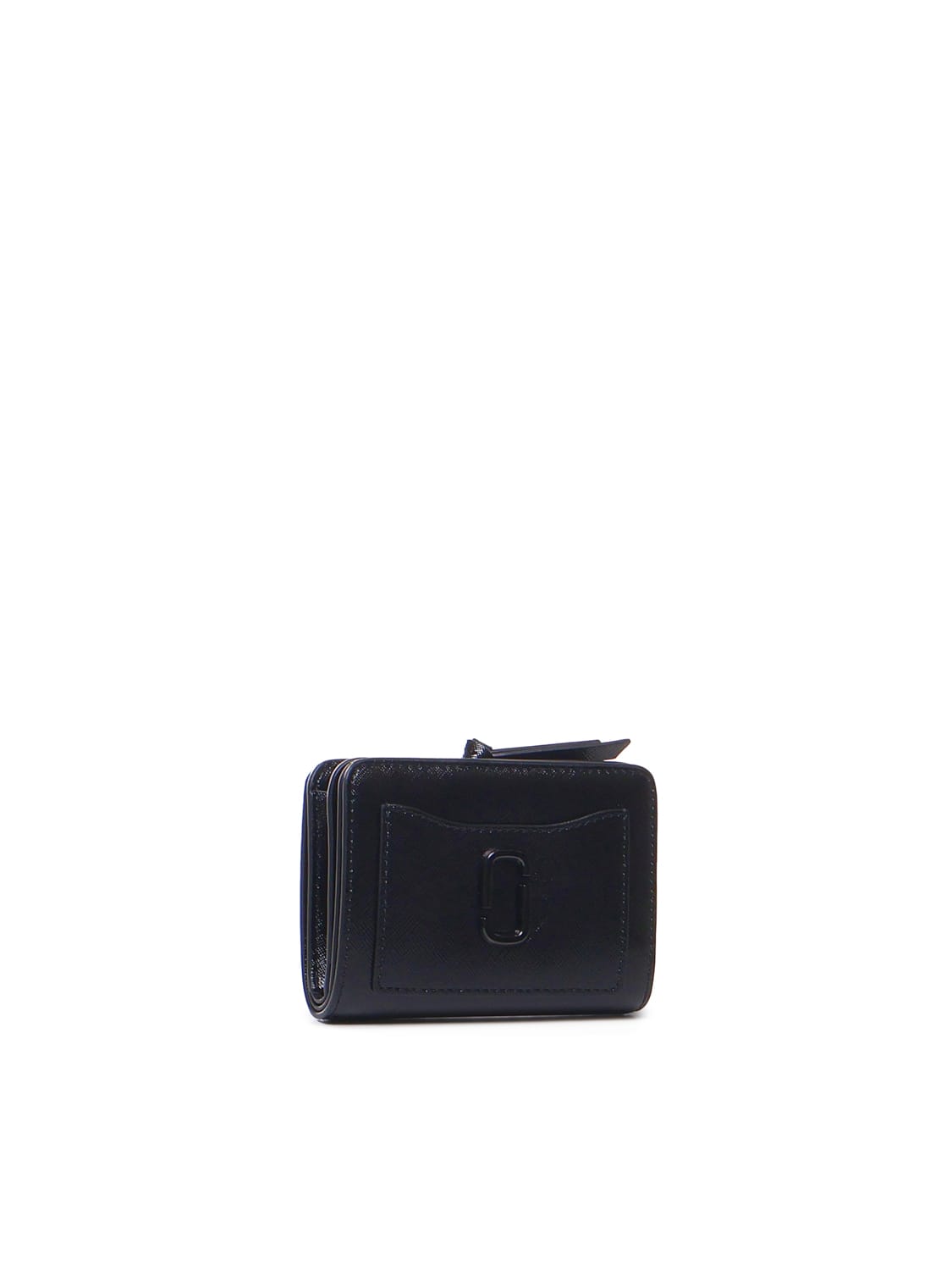 Shop Marc Jacobs The Mini Compact Wallet In Black