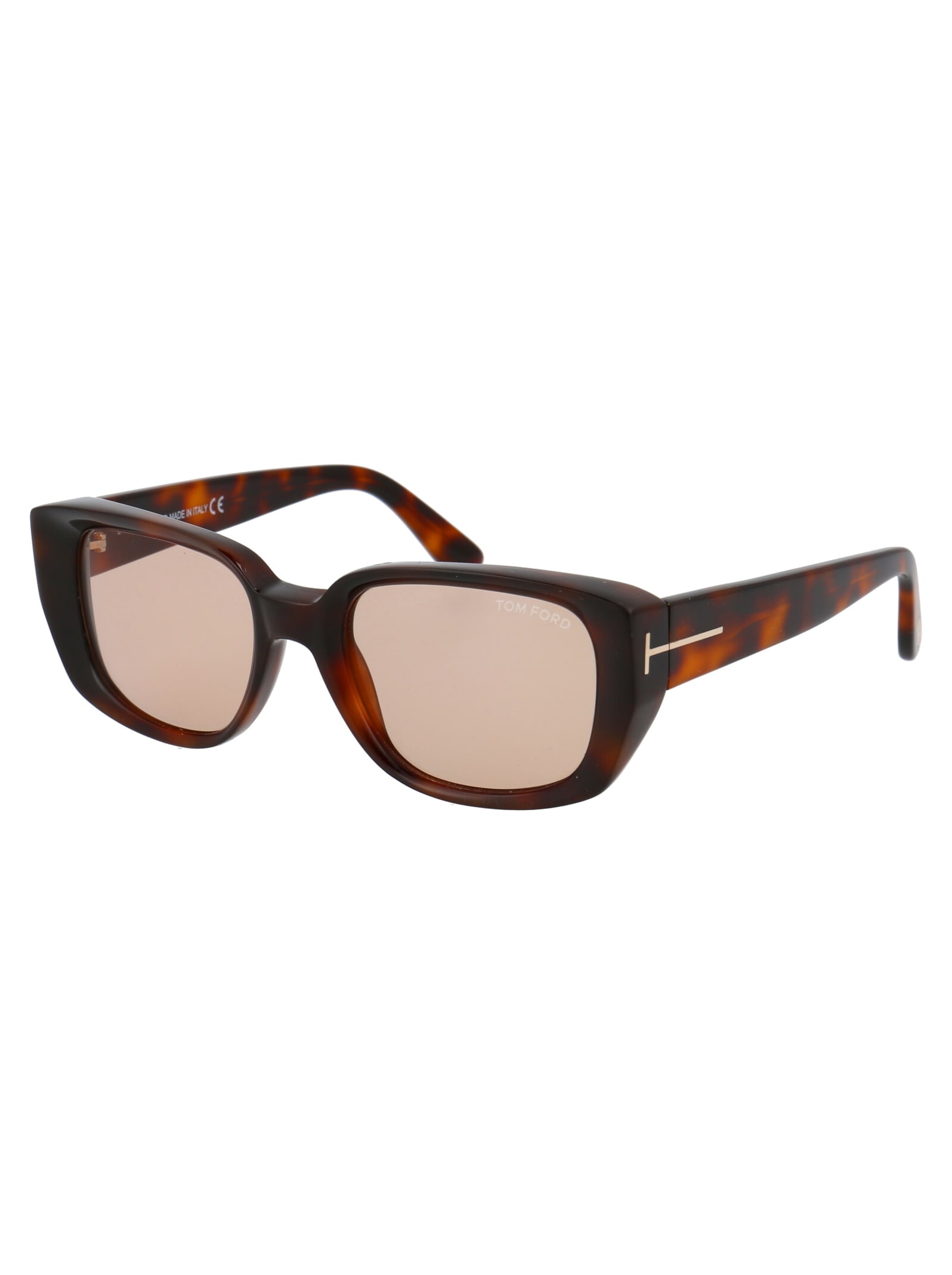 Shop Tom Ford Ft0492/s Sunglasses In 52e Brown