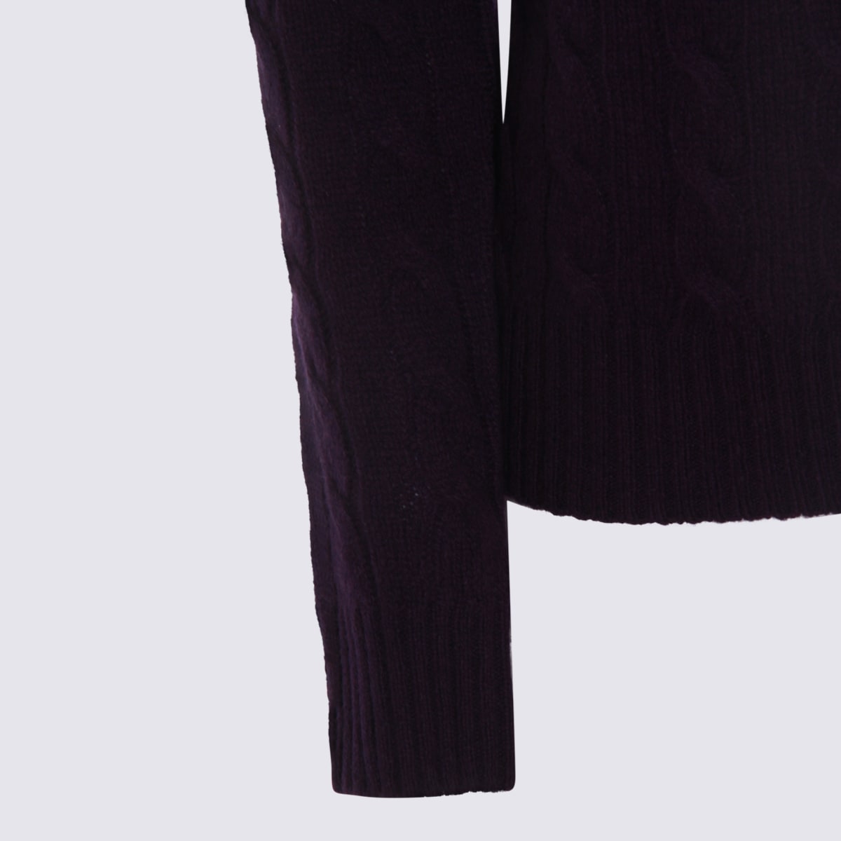 Ralph Lauren Blue Wool Knitwear In Black