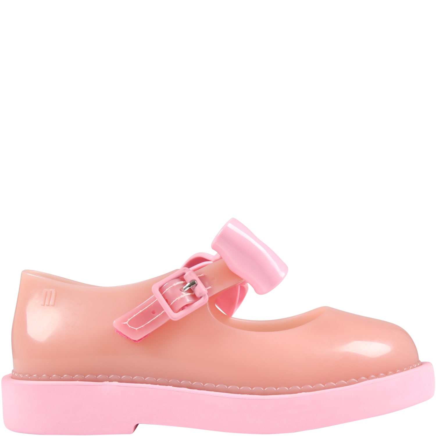 Melissa Kids' Pink Ballerina-flats For Girl With Bow