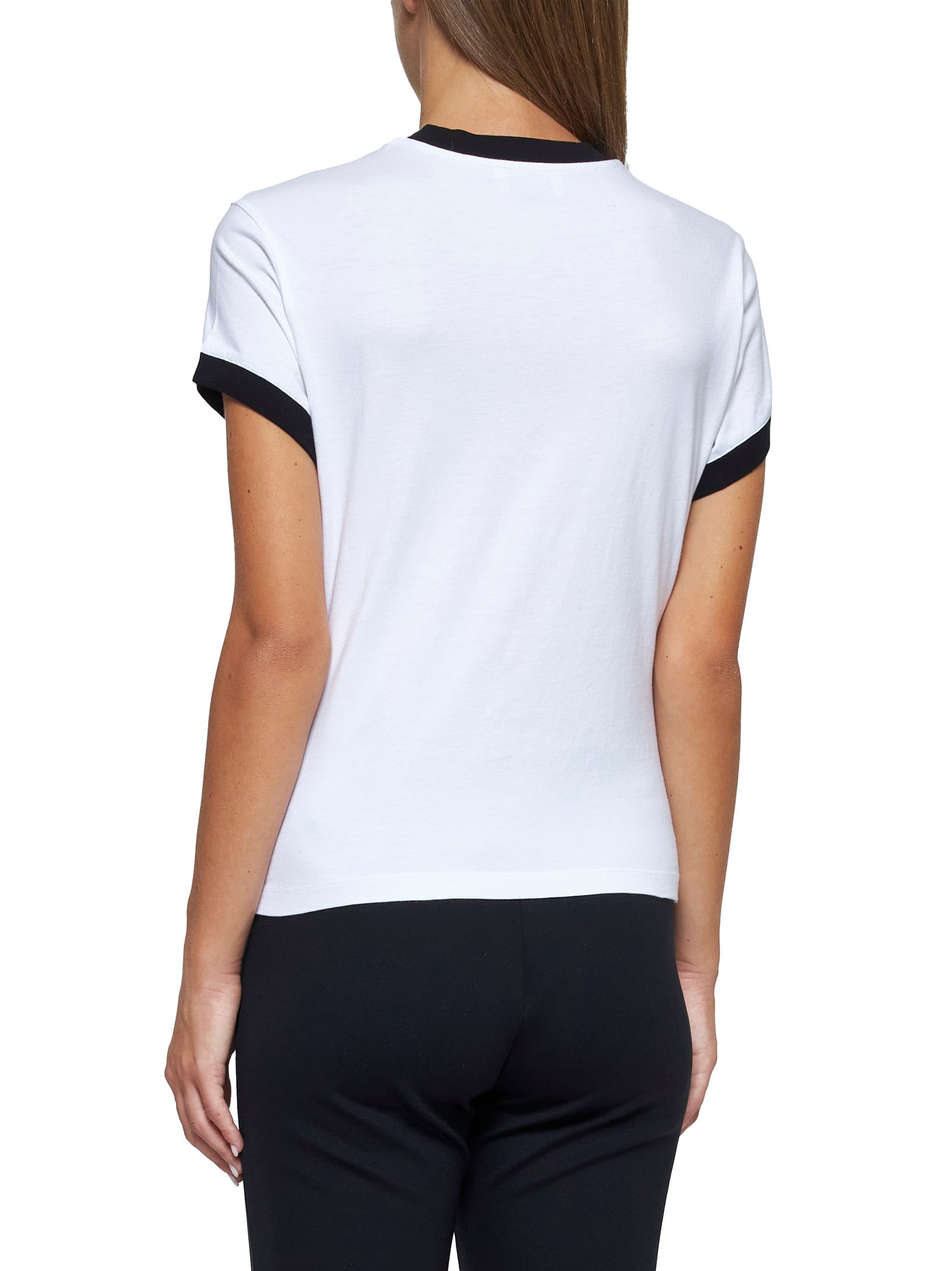 Shop Off-white T-shirt In White - Black