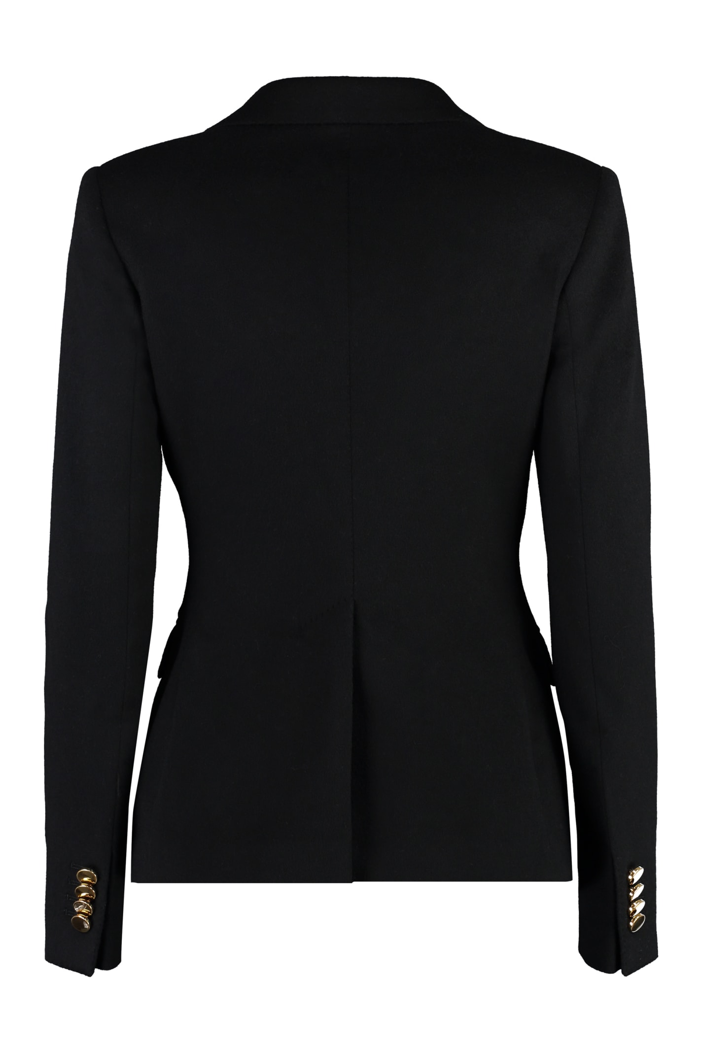Shop Tagliatore J-alicya Double-breasted Jacket In Black
