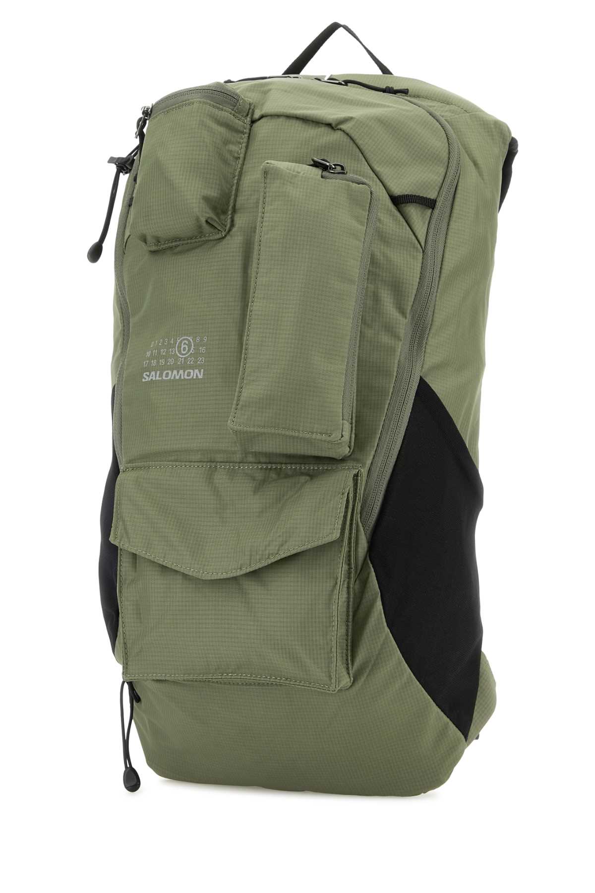 MM6 MAISON MARGIELA SAGE GREEN NYLON MM6 X SALOMON NUMERIC BACKPACK