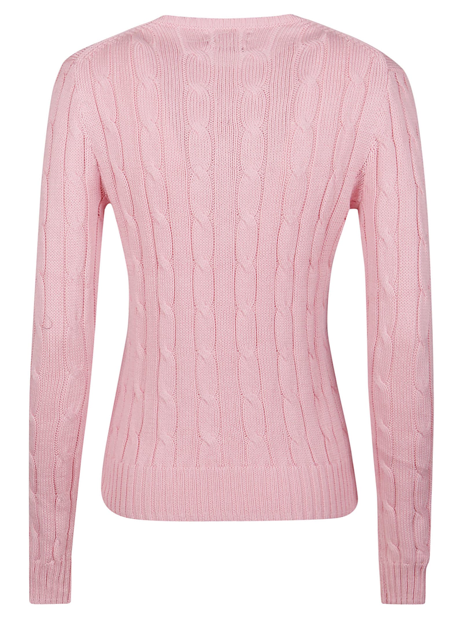 Shop Polo Ralph Lauren Julianna Sweater In Carmel Pink