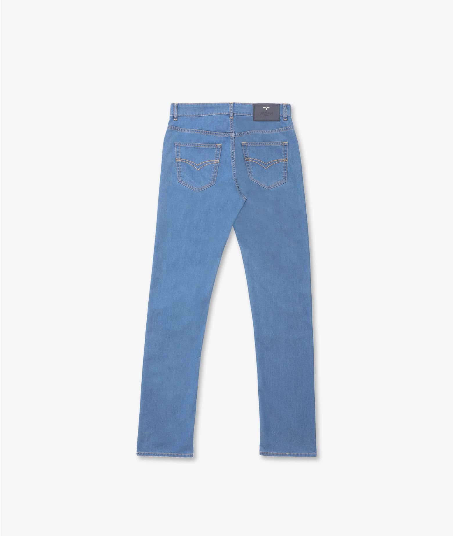 Shop Larusmiani Fuji Trousers Jeans Jeans In Lightblue
