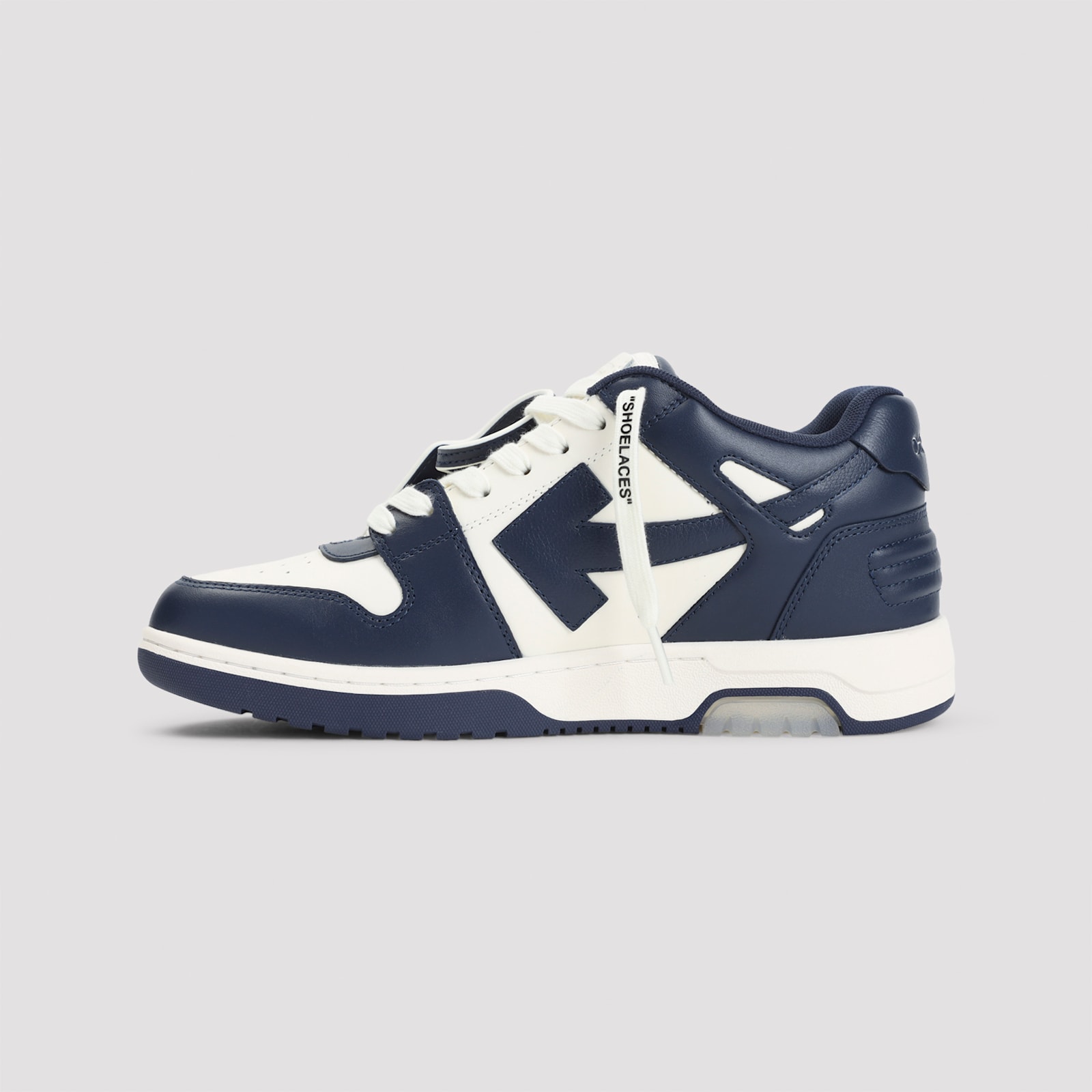 Off-white Out Of Office Leather Sneakers In Blue