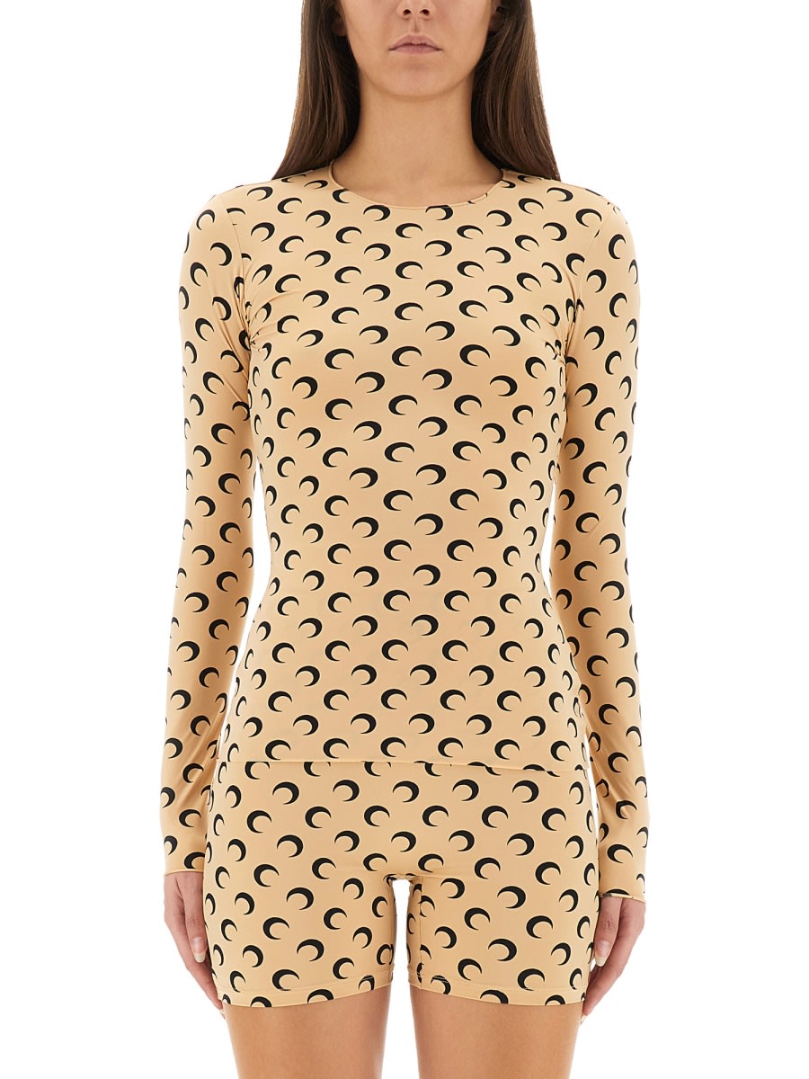 Marine Serre Moon Suit In Neutral