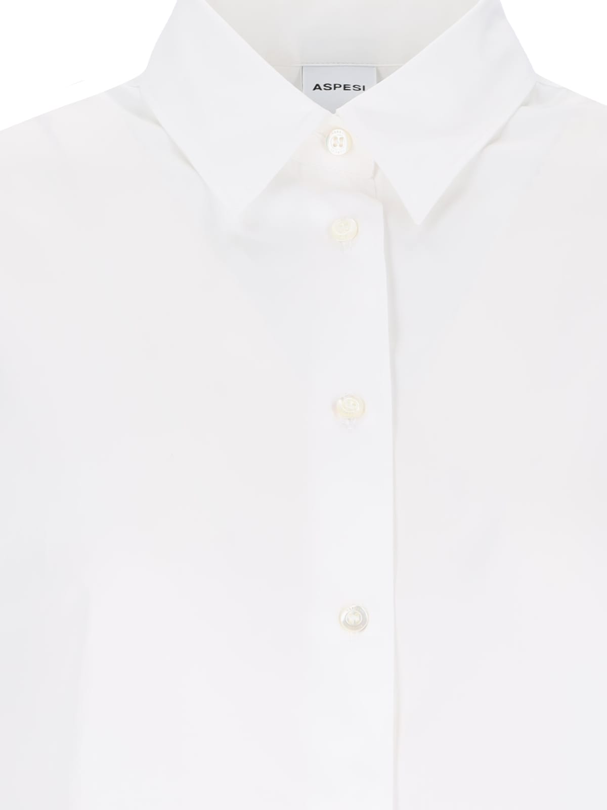 Shop Aspesi Basic Shirt In White