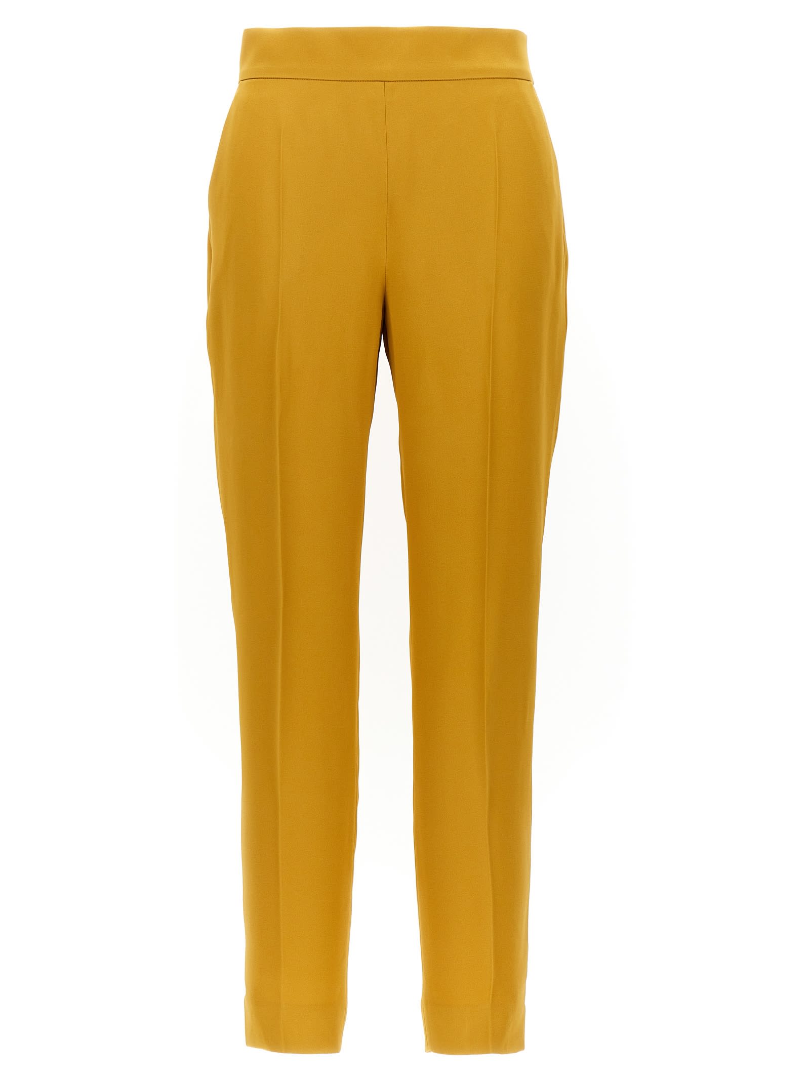 Max Mara Deserto Pants In Yellow