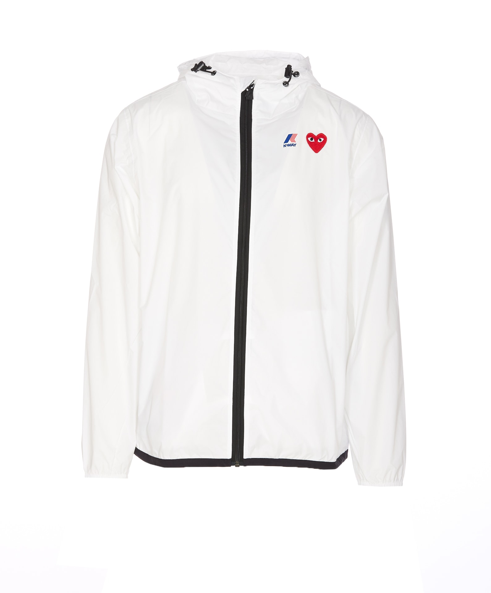Shop Comme Des Garçons Cdg Jacket In White