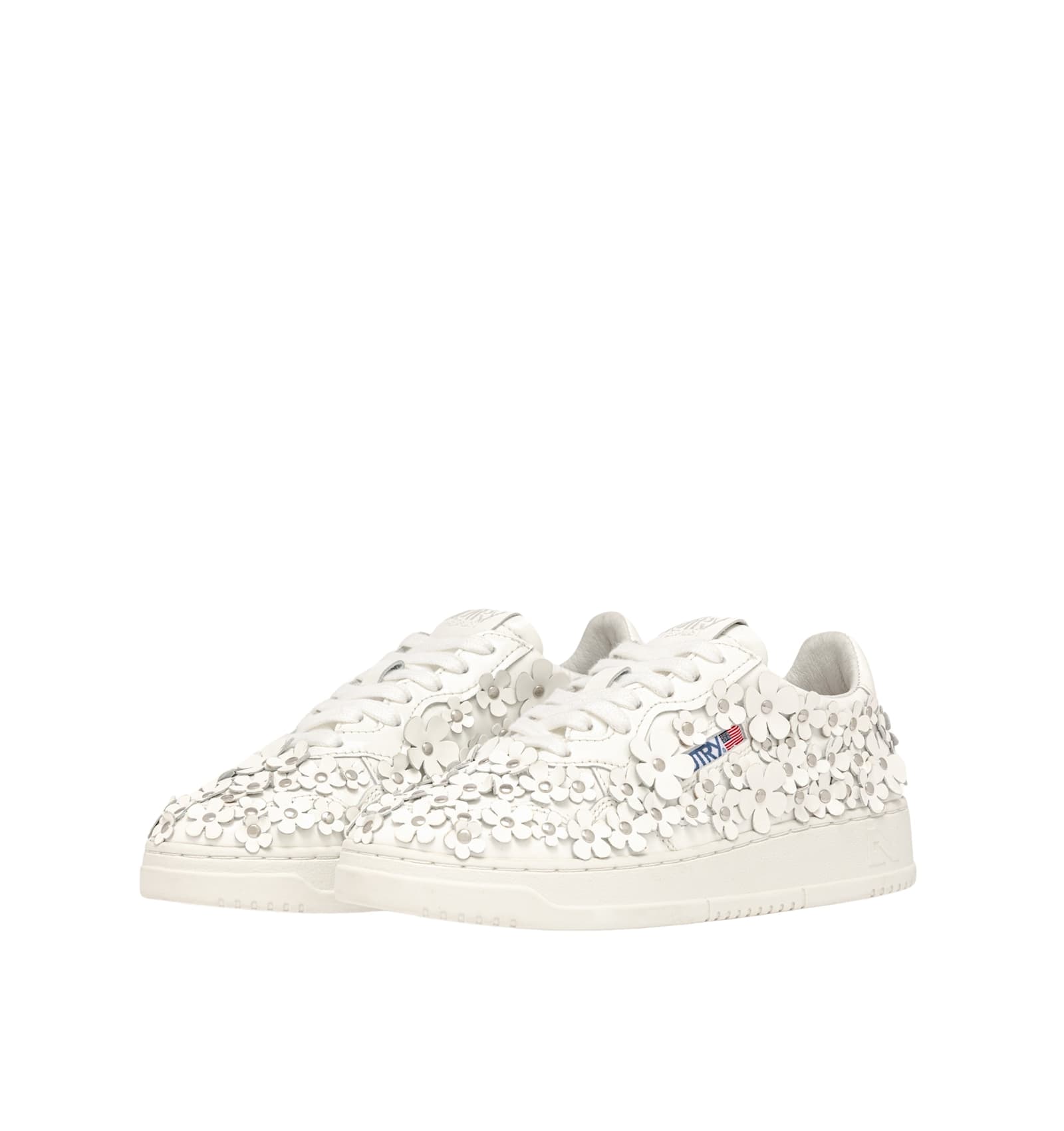 Autry Low-top Sneakers With Clean Silhouette And Rounded Toe In White