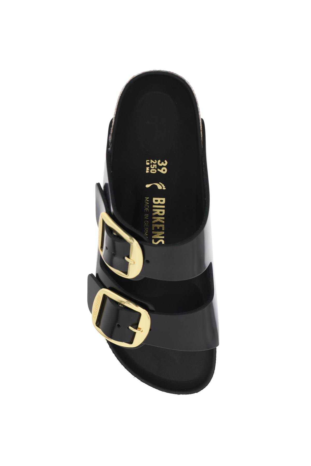 Shop Birkenstock Arizona Big Buckle Sandal In Black
