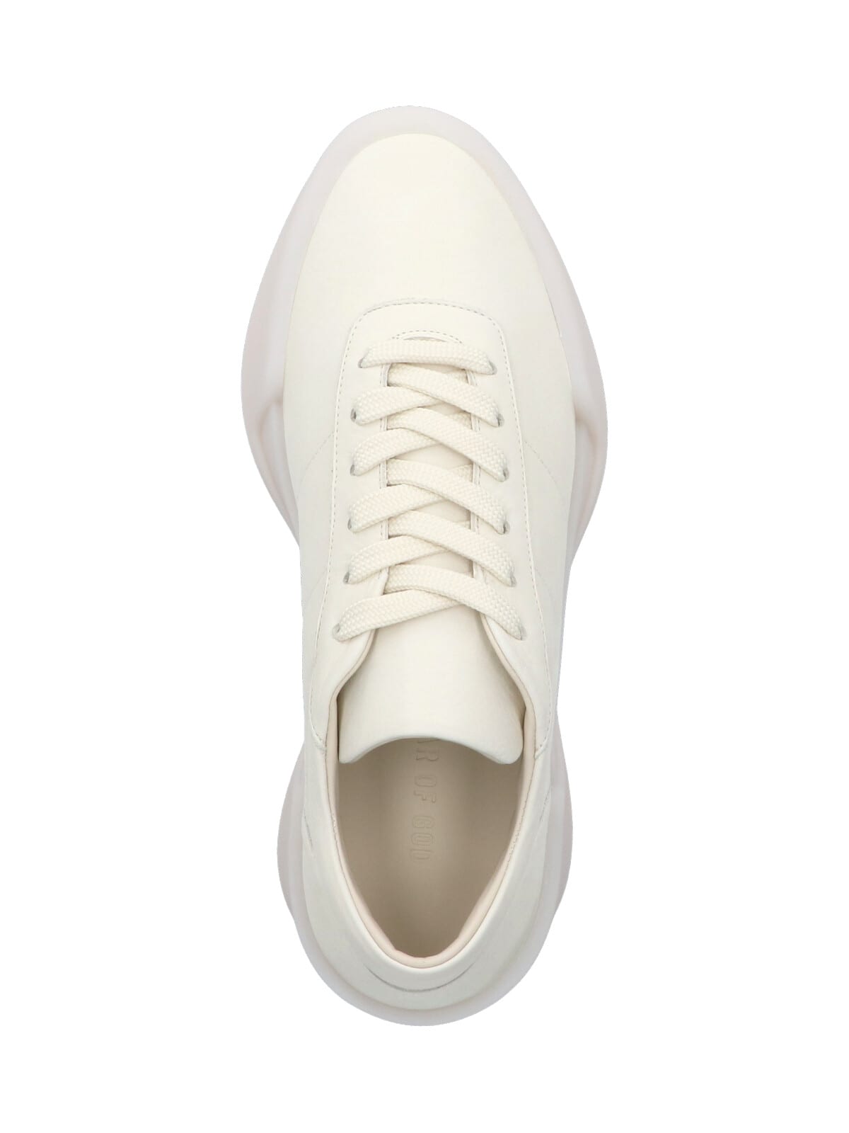 Fear Of God Man Sneakers Ivory Size 7 Leather In Metallic