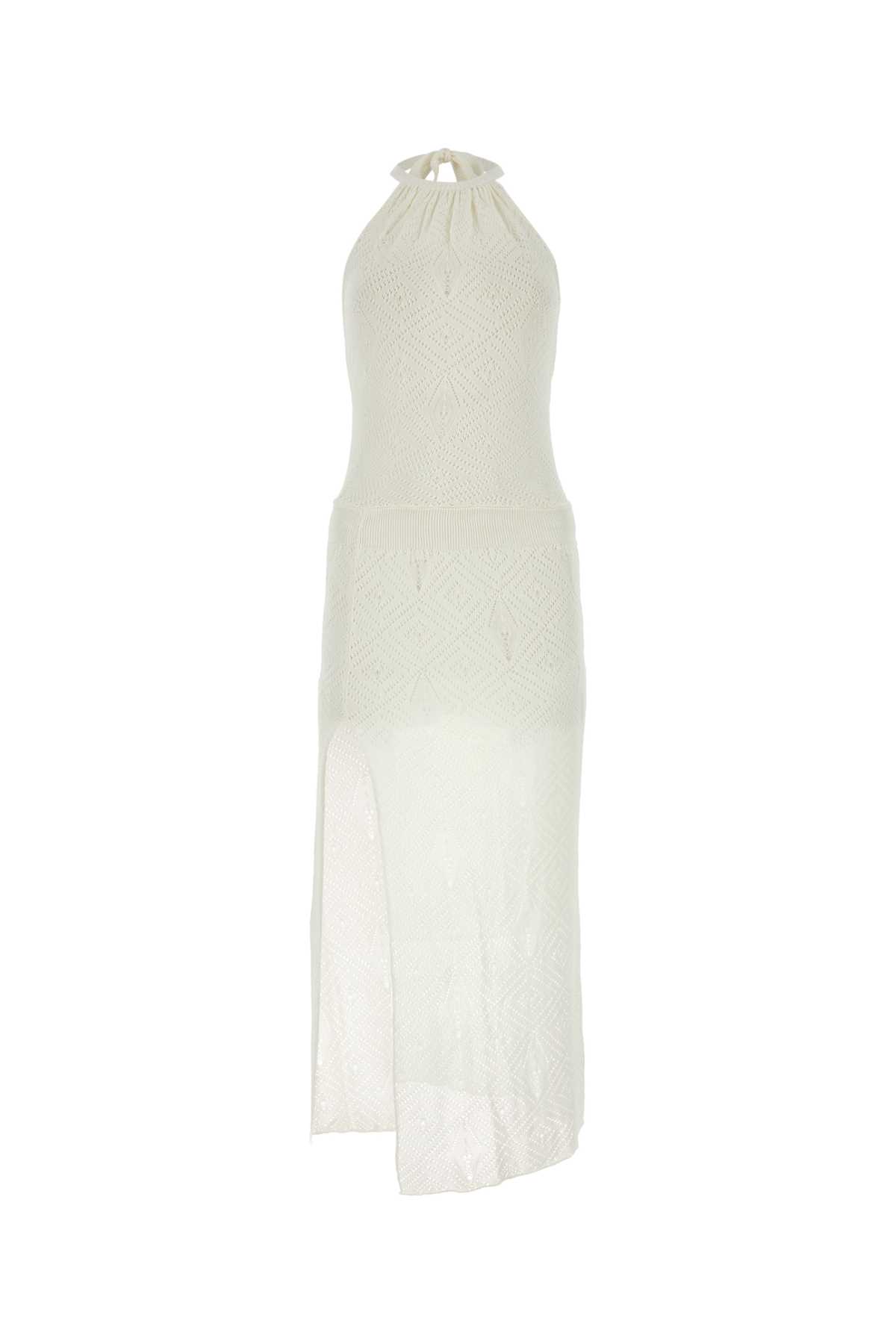 White Viscose Paros Dress