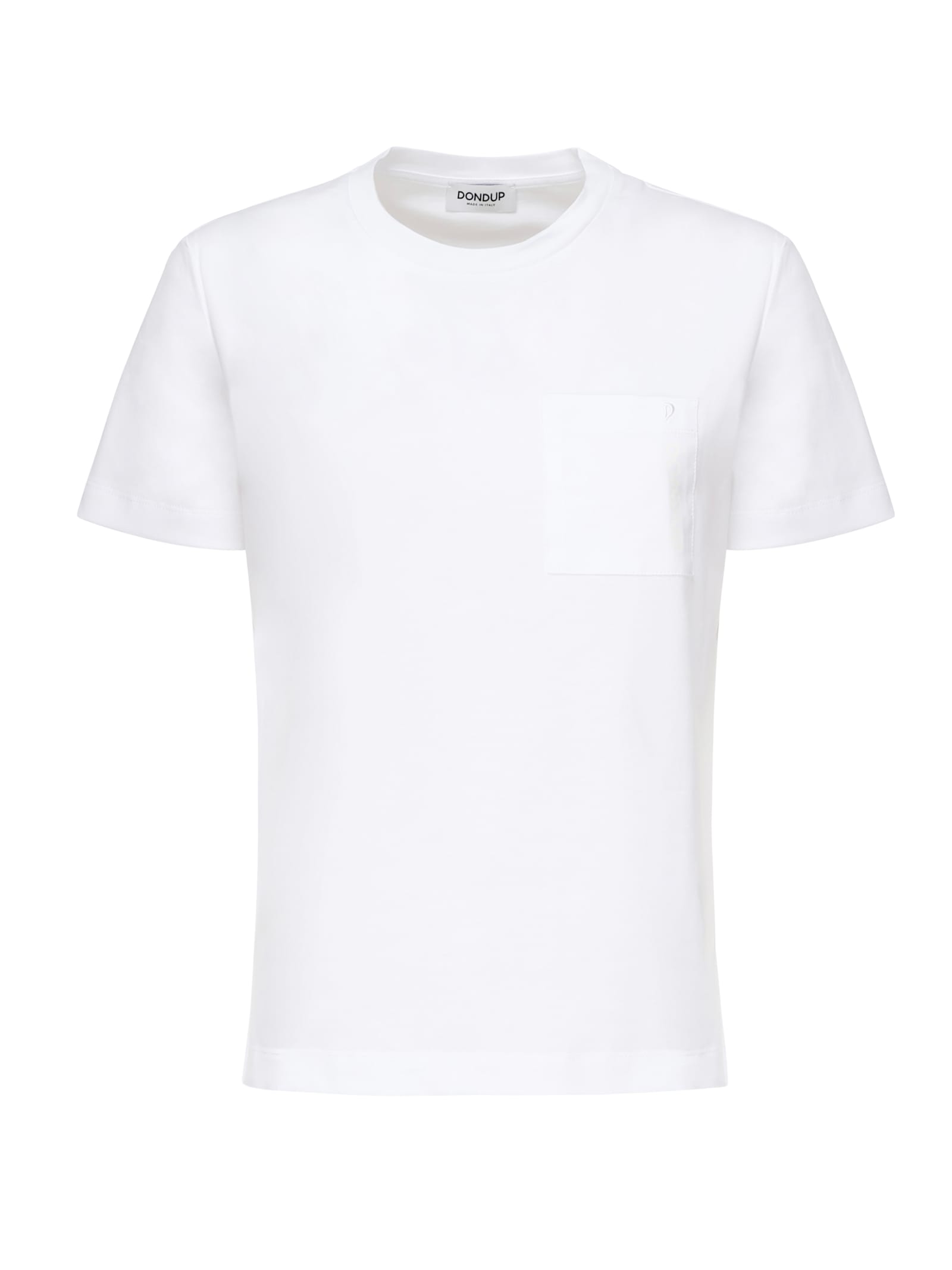 Dondup Cotton Jersey T-shirt With Logo In White